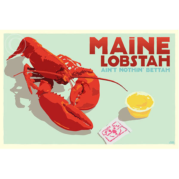 Maine Lobstah With Butter - Horizontal