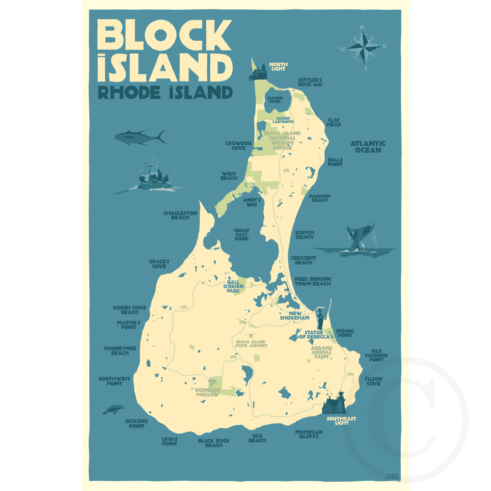 Block Island Map