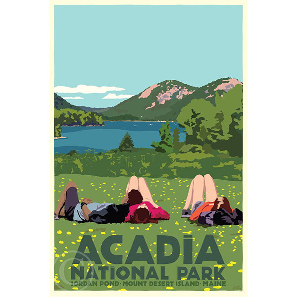 Hikers in Acadia National Park