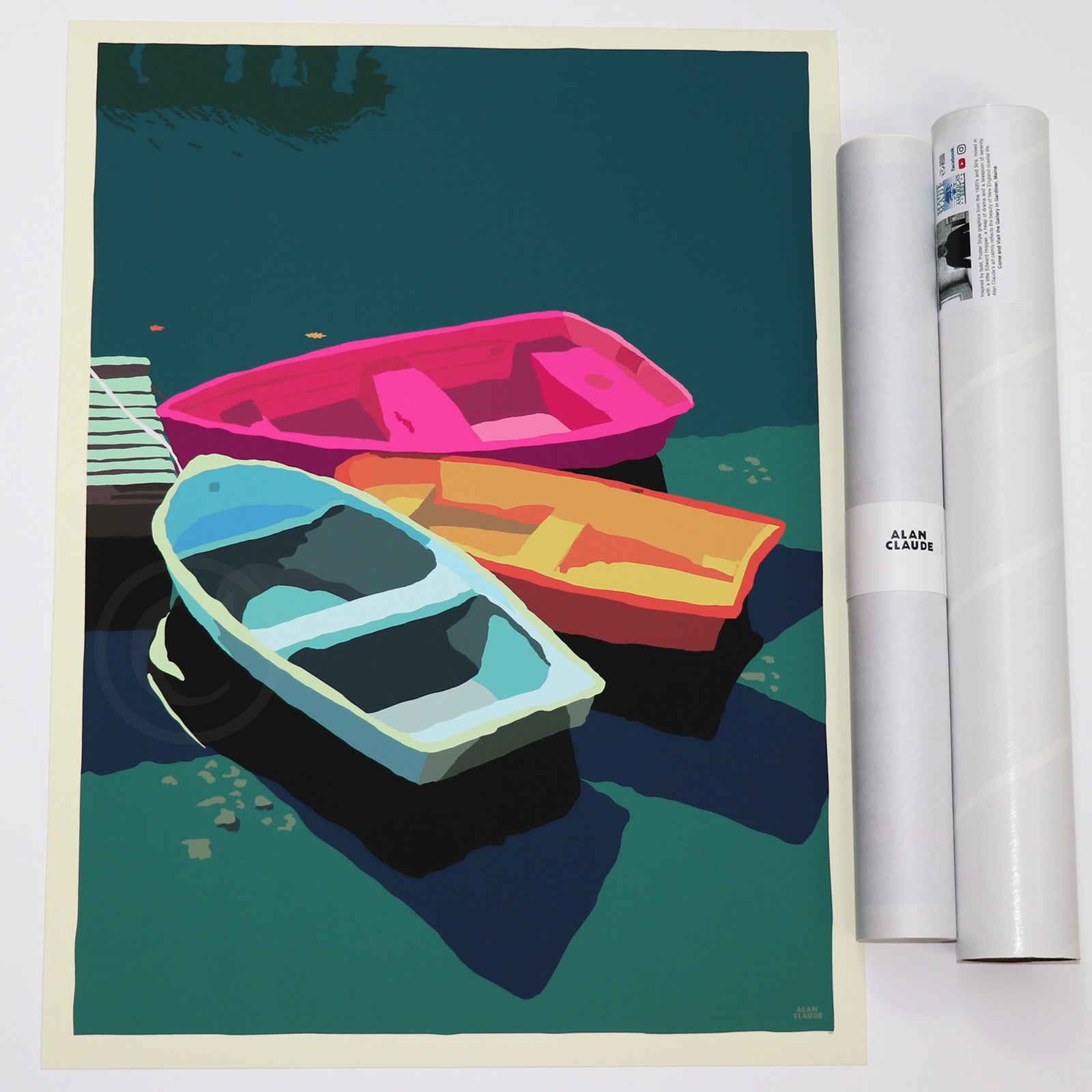 Love Me Tender Art Print 18" x 24" Wall Poster By Alan Claude - Maine