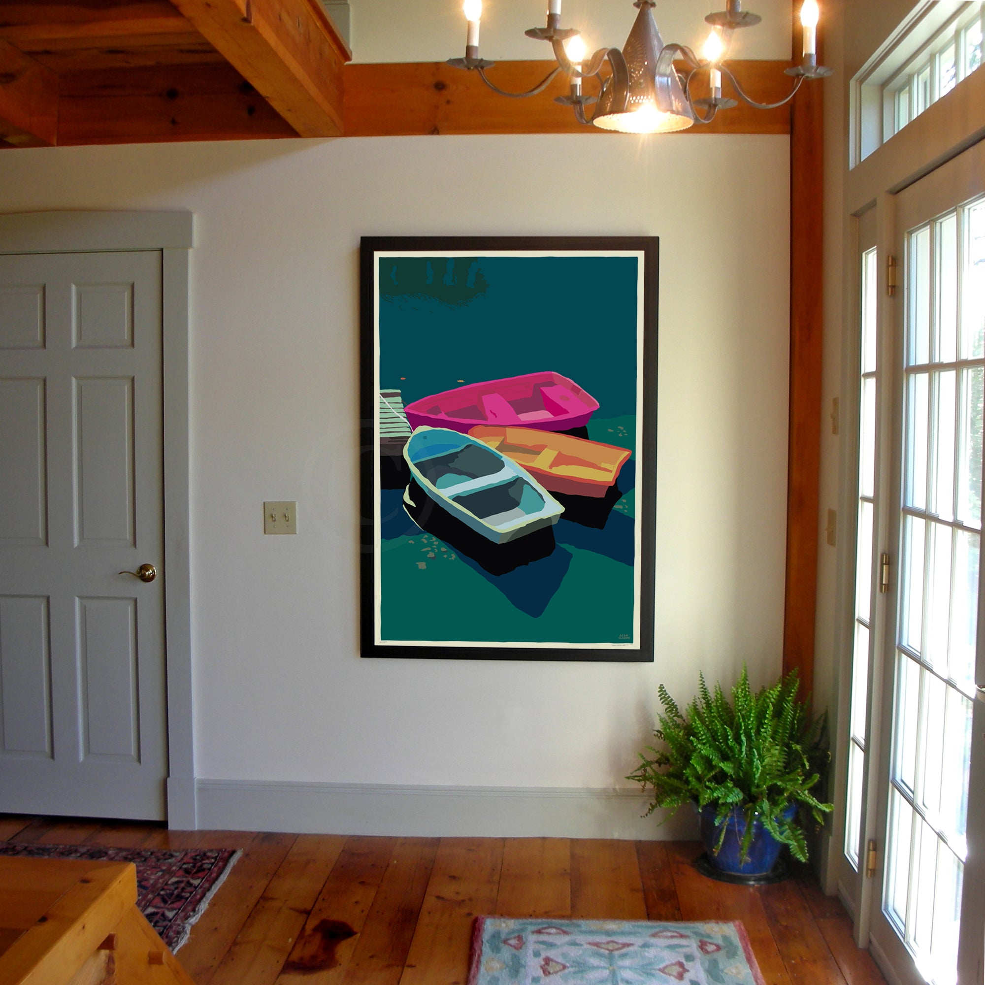 Love Me Tender 36" x 53" Framed Wall Poster - Maine