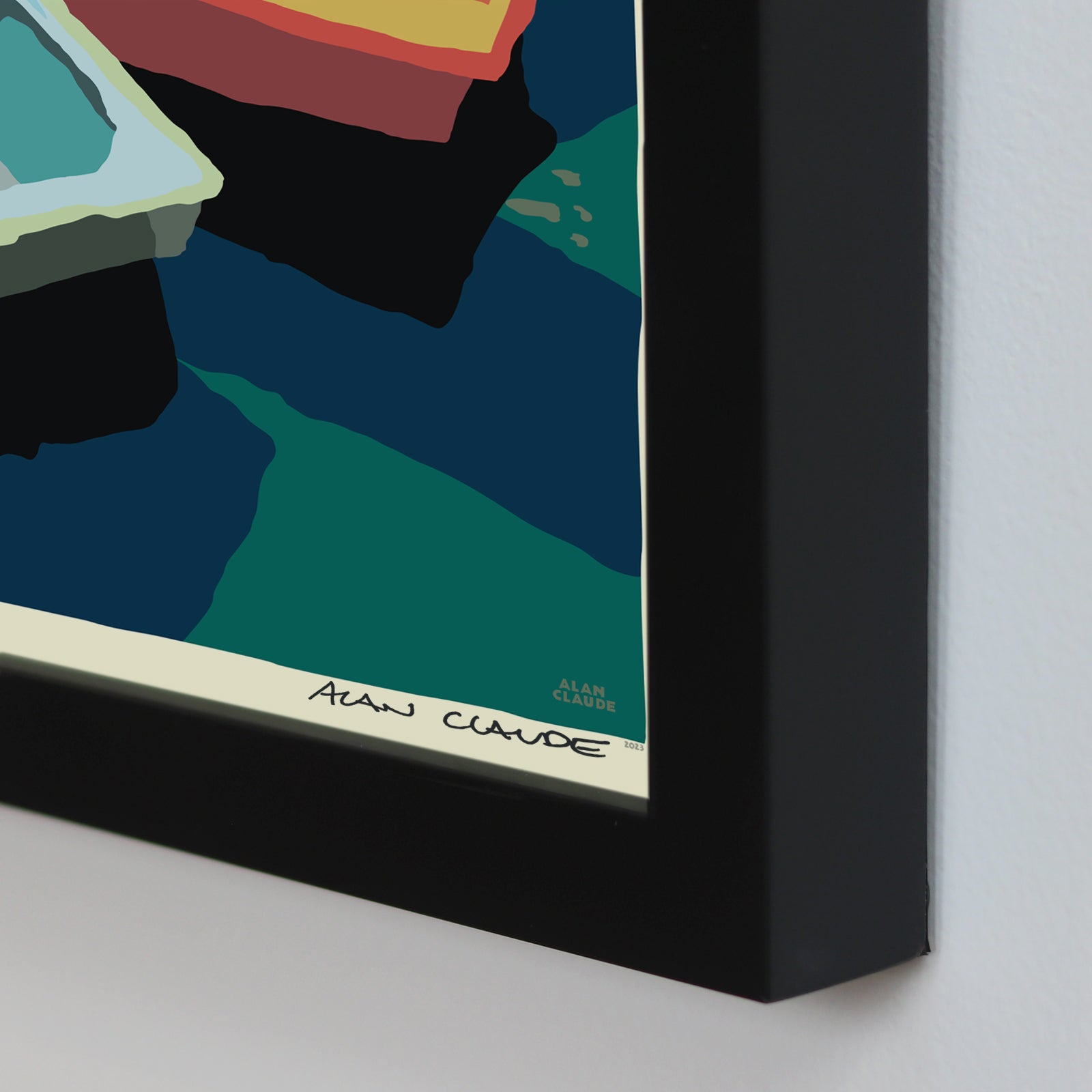 Love Me Tender Art Print 8" x 10" Framed Wall Poster - Maine