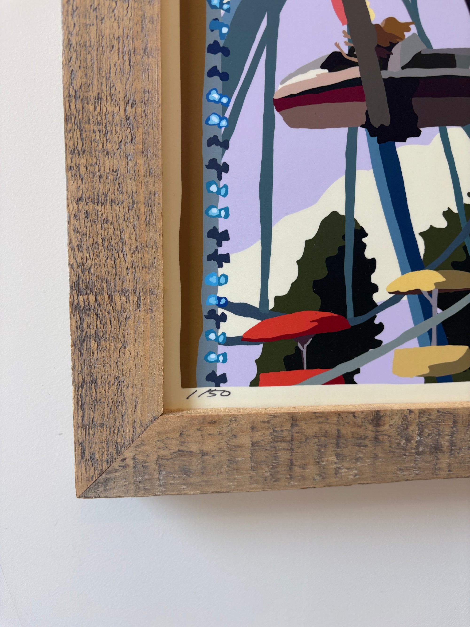 MAINE WOOD FRAME 24" x 36" Framed Summer Fair