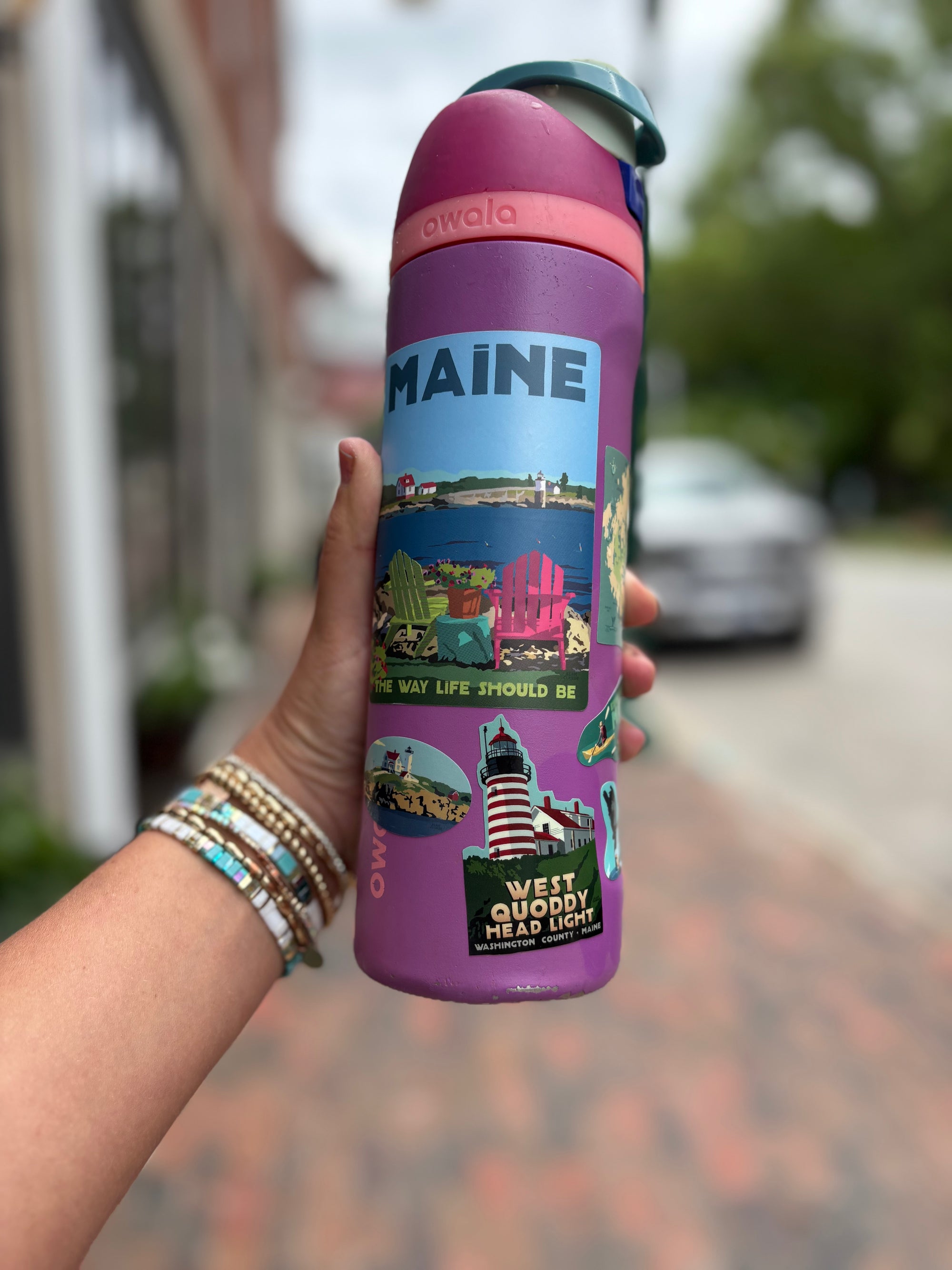 Maine Lighthouse Series Stickers - Large/Multi