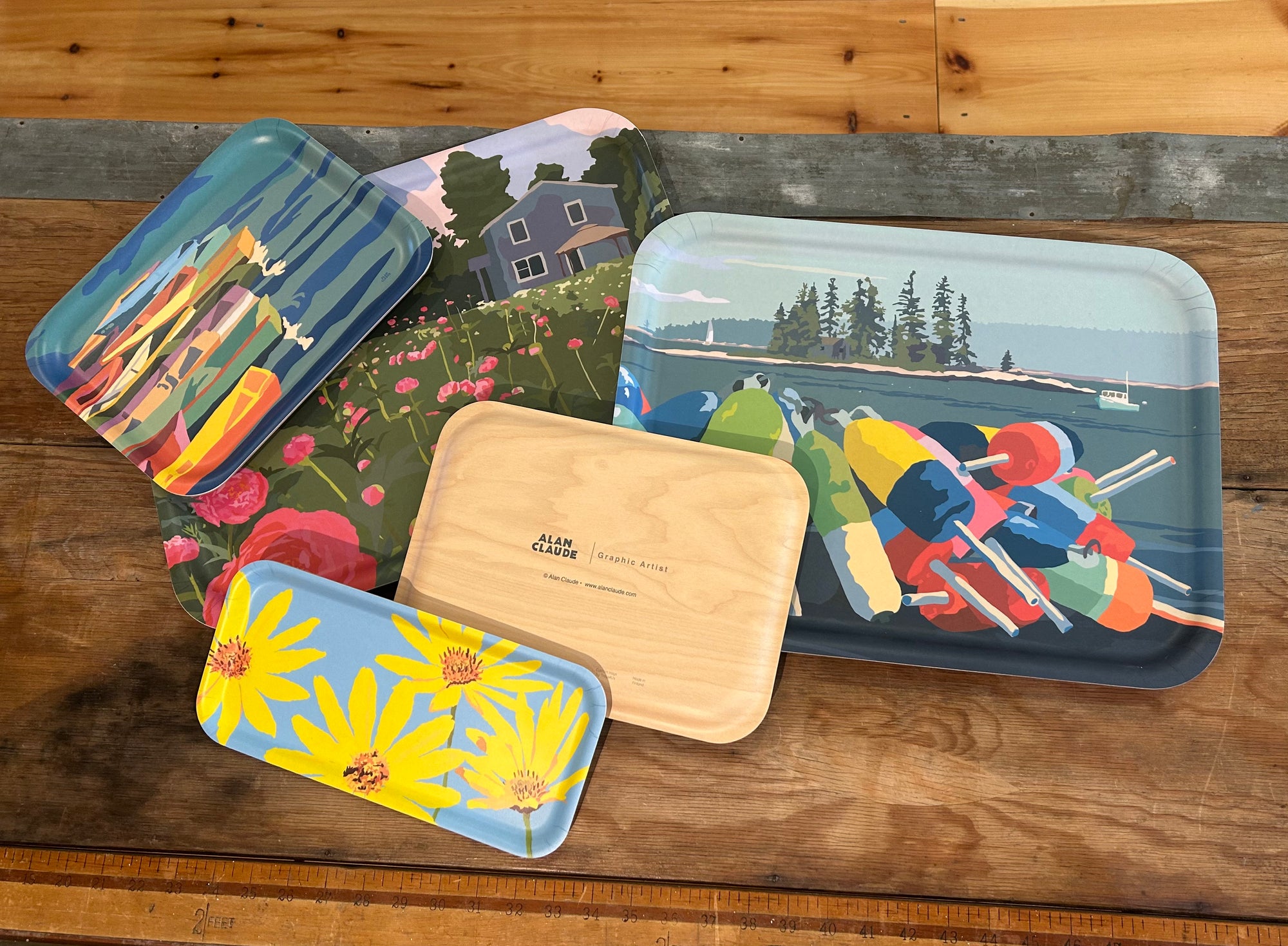 *NEW* Chairs Overlooking Ram Island Tray