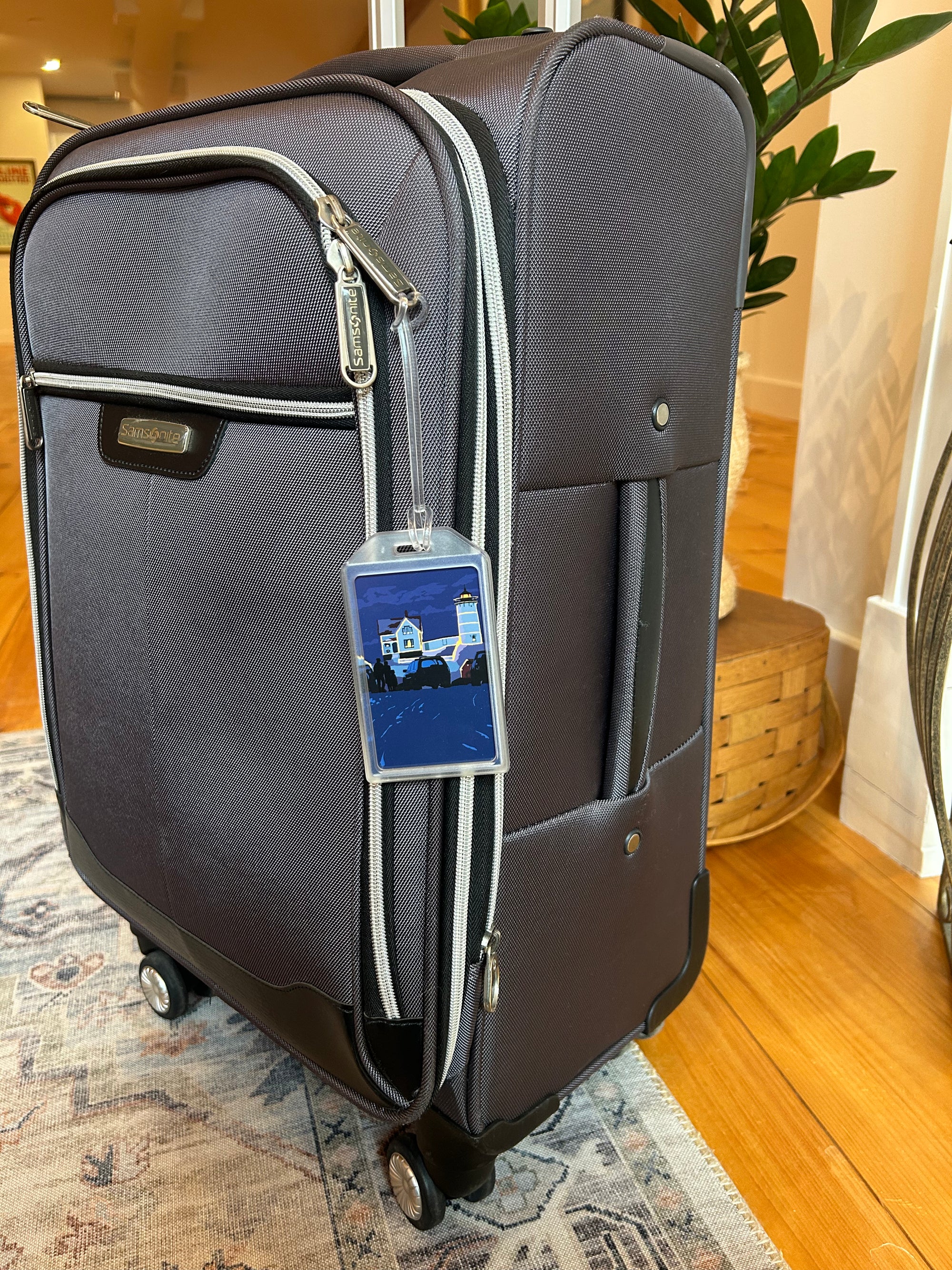 Christmas at the Nubble Luggage Tag