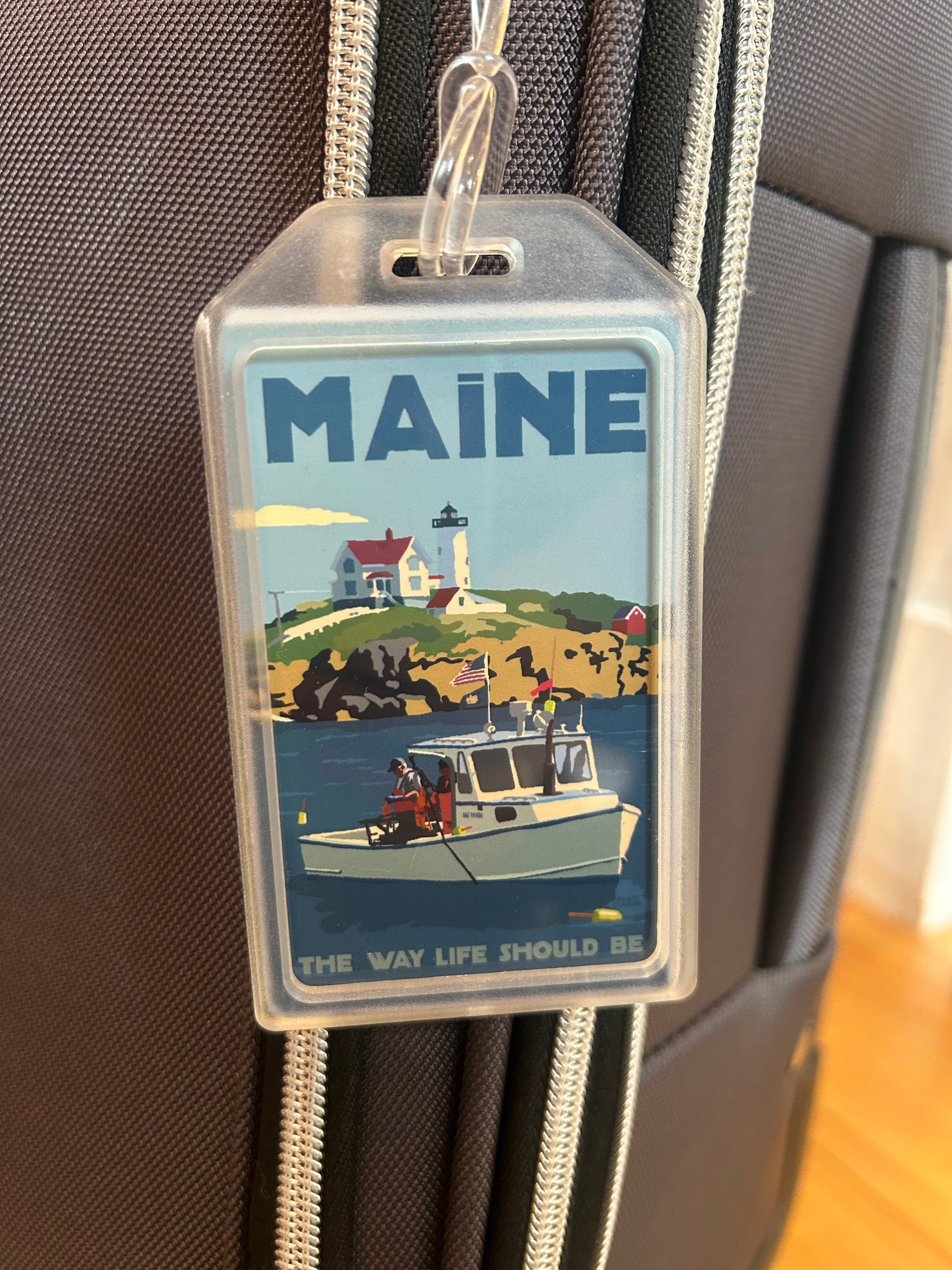 Lobstering at the Nubble Luggage Tag