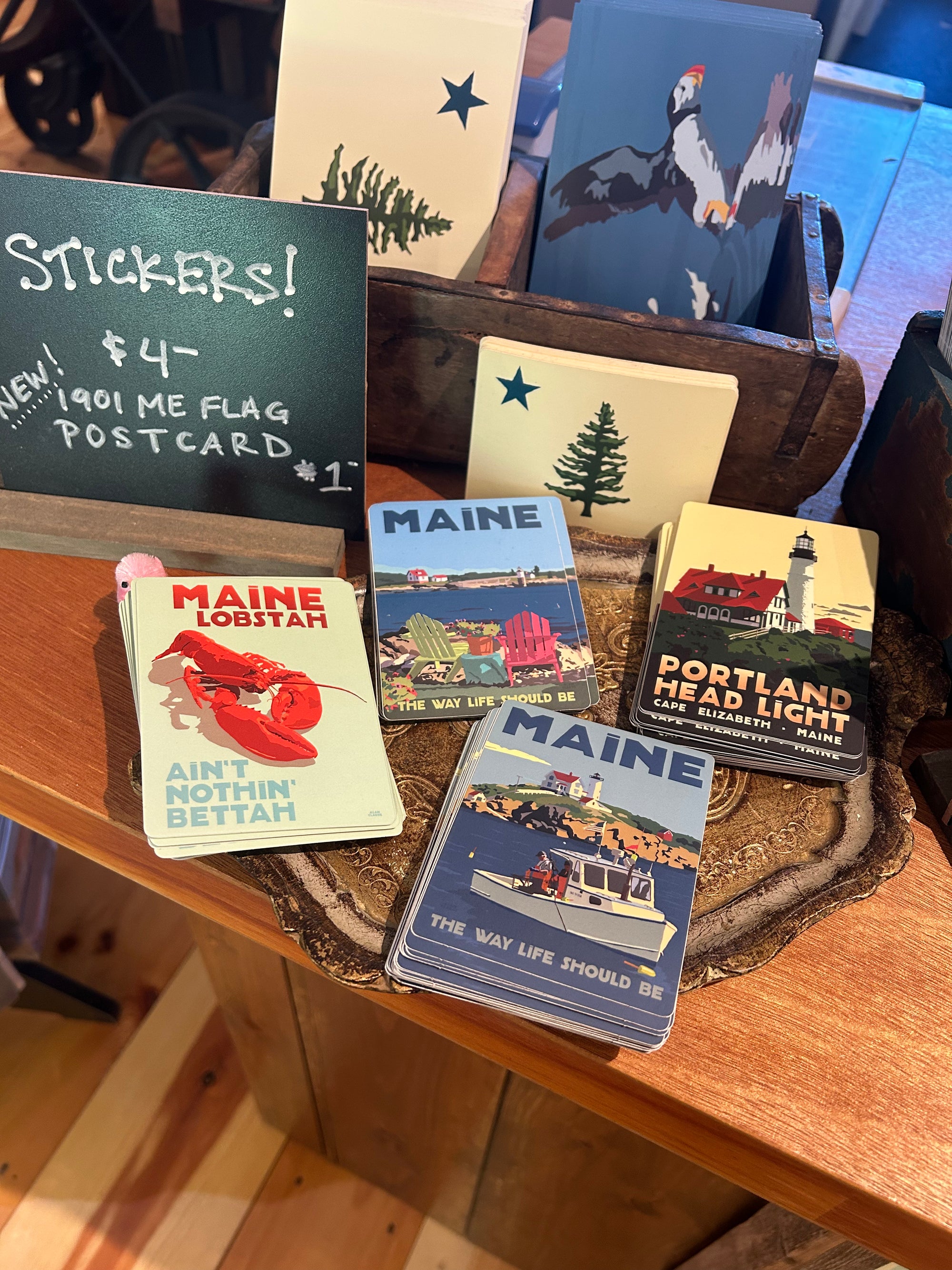 Lobstering at the Nubble Travel Sticker