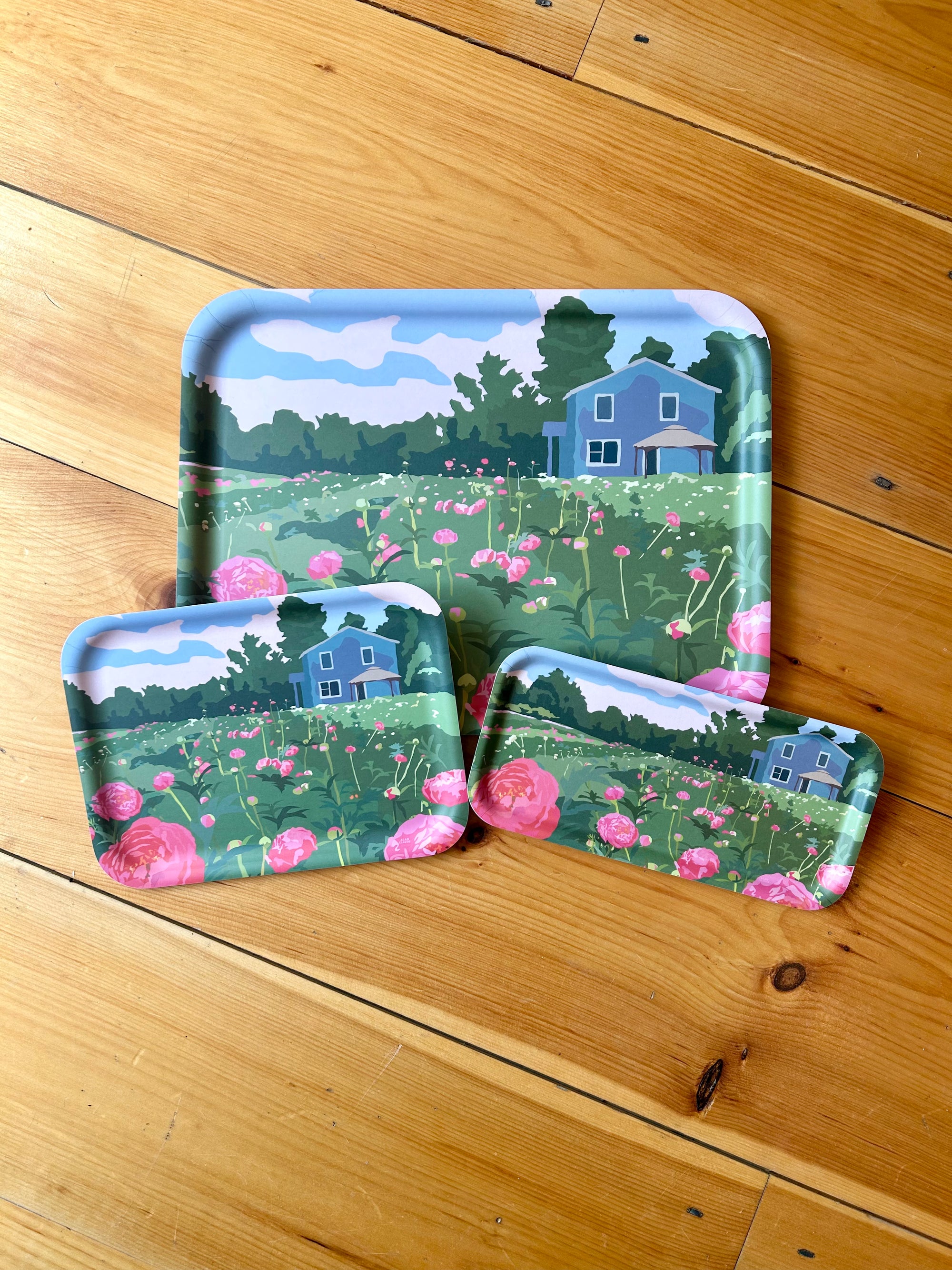 *NEW* Peonies Tray