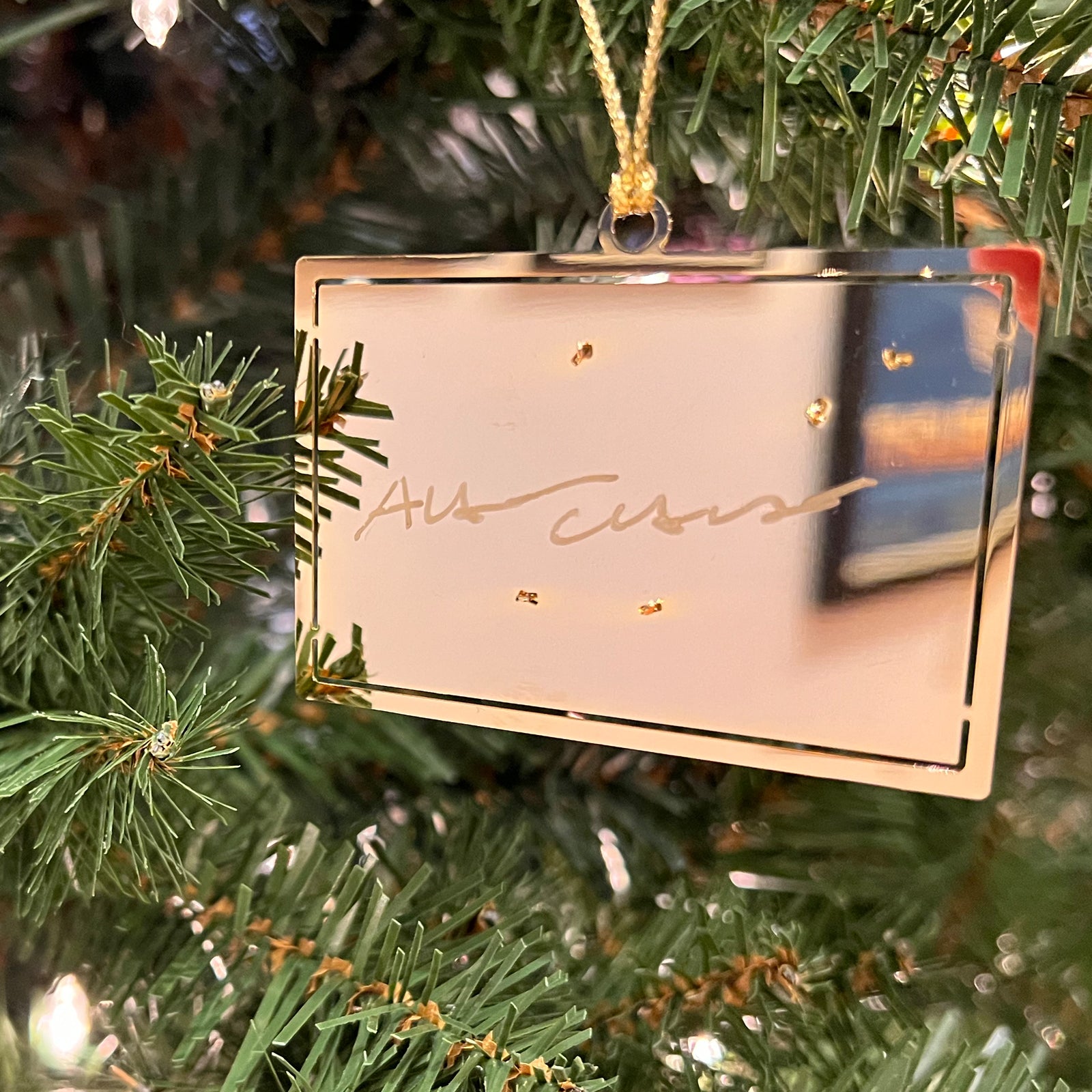 1901 MAINE State Flag - Christmas Ornament - Maine