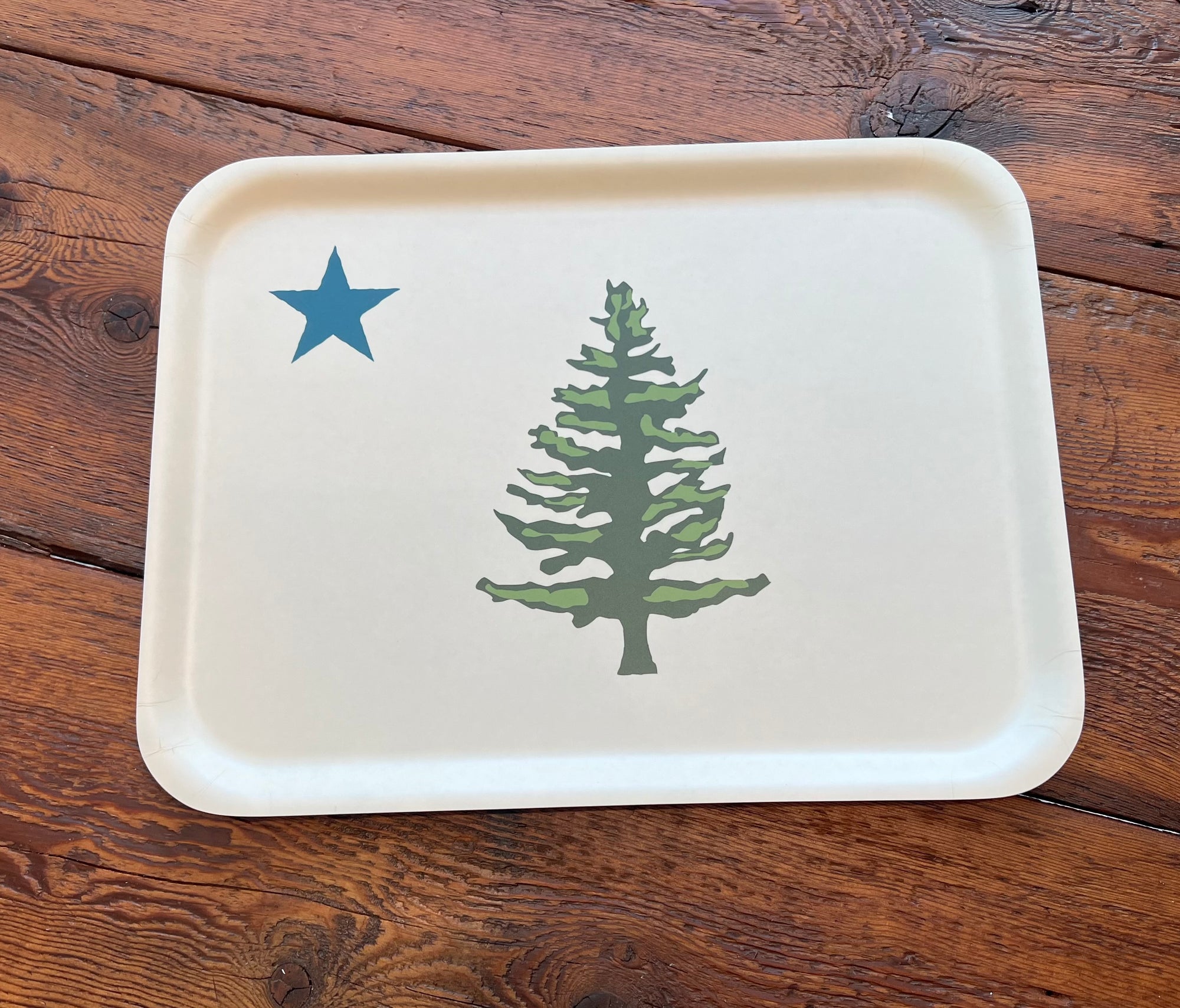 1901 Maine State Flag Trays