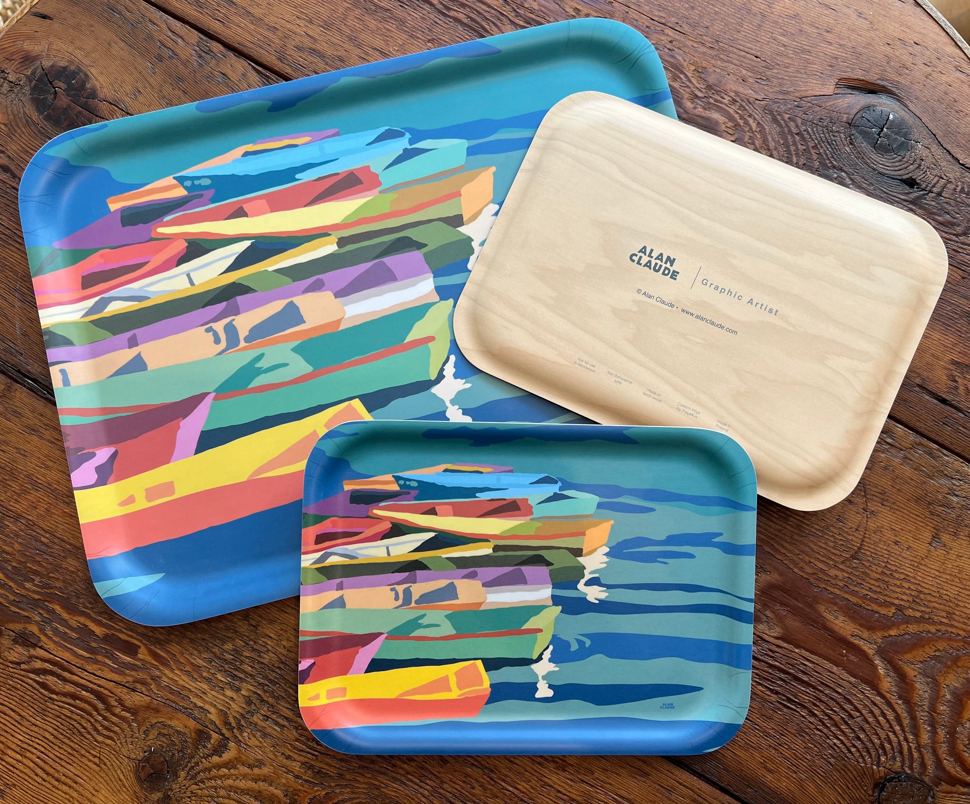 Perkins Cove Dingies Trays