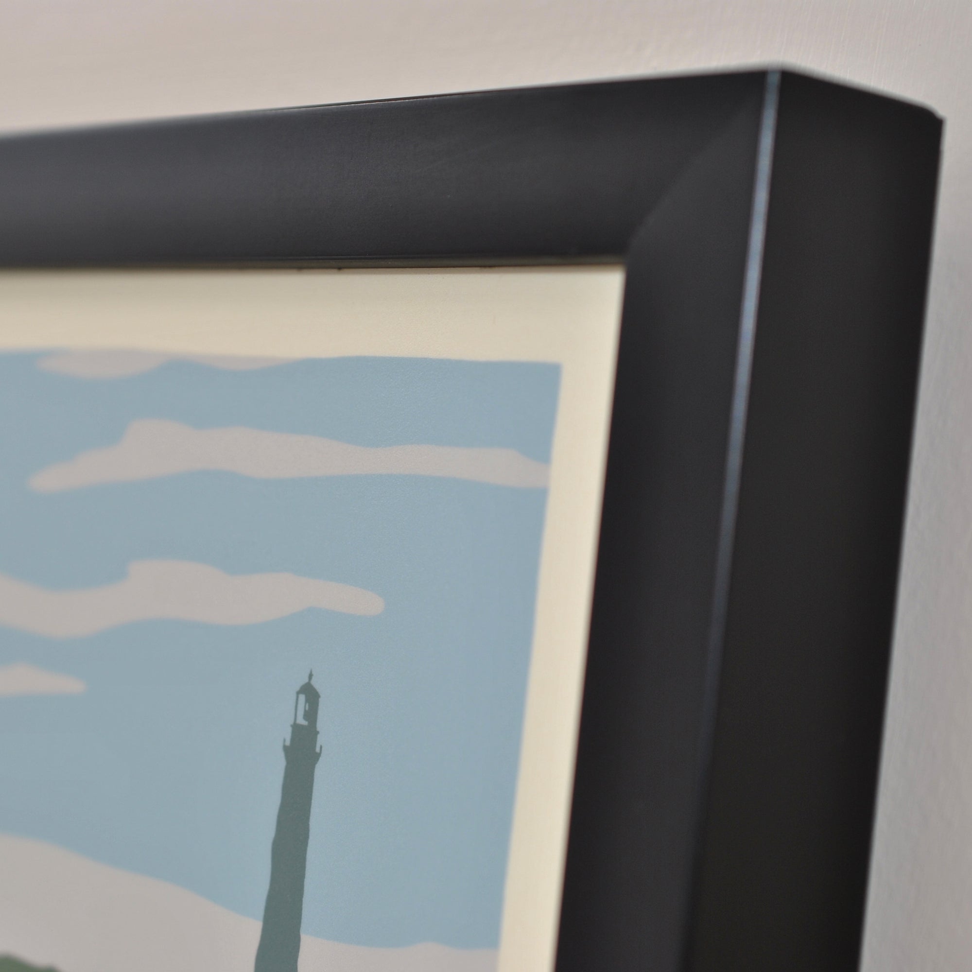 Lobstering at Cape Ann Art Print 18" x 24" Horizontal Framed Wall Poster By Alan Claude - Massachusetts