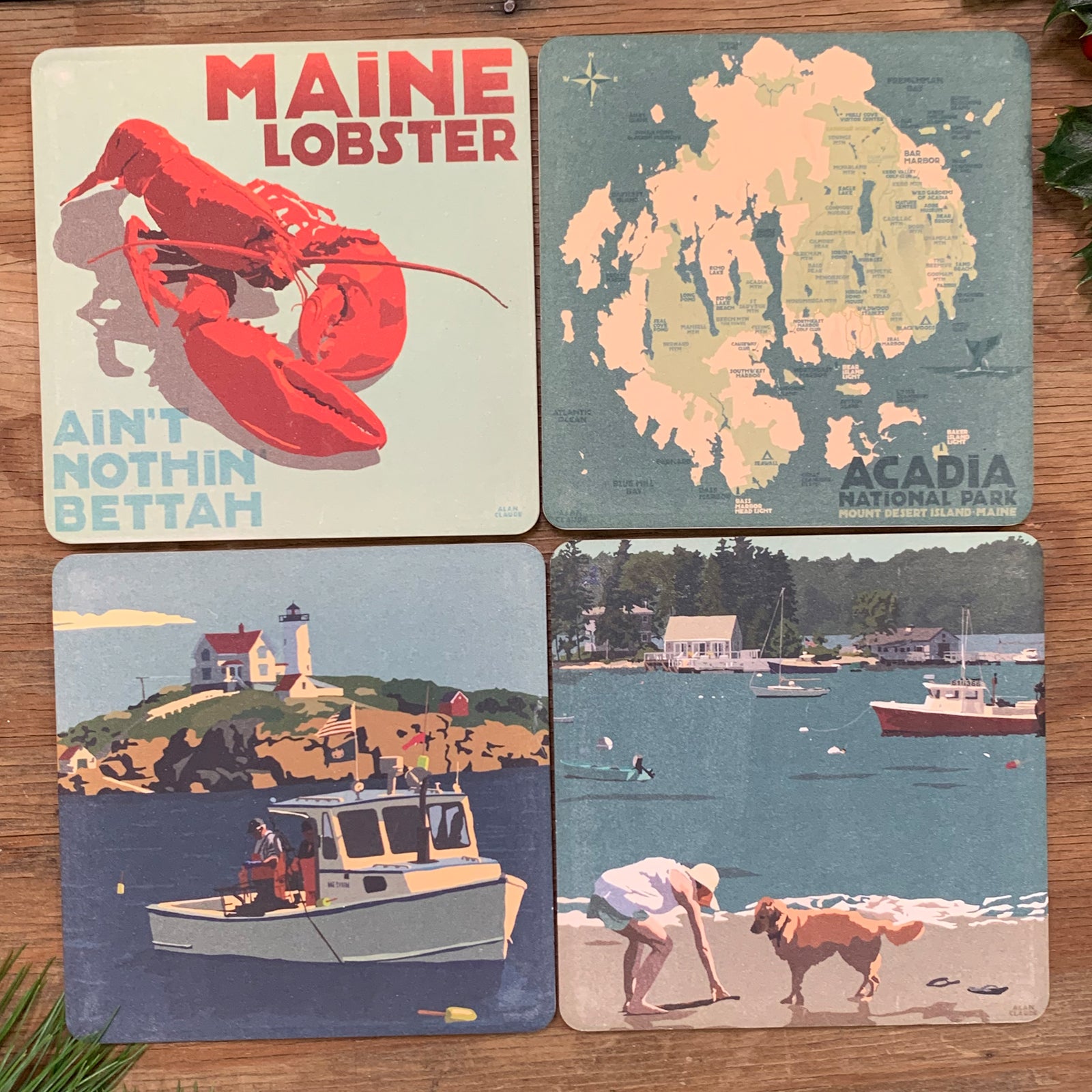 4 Coasters for $45 - Maine Living