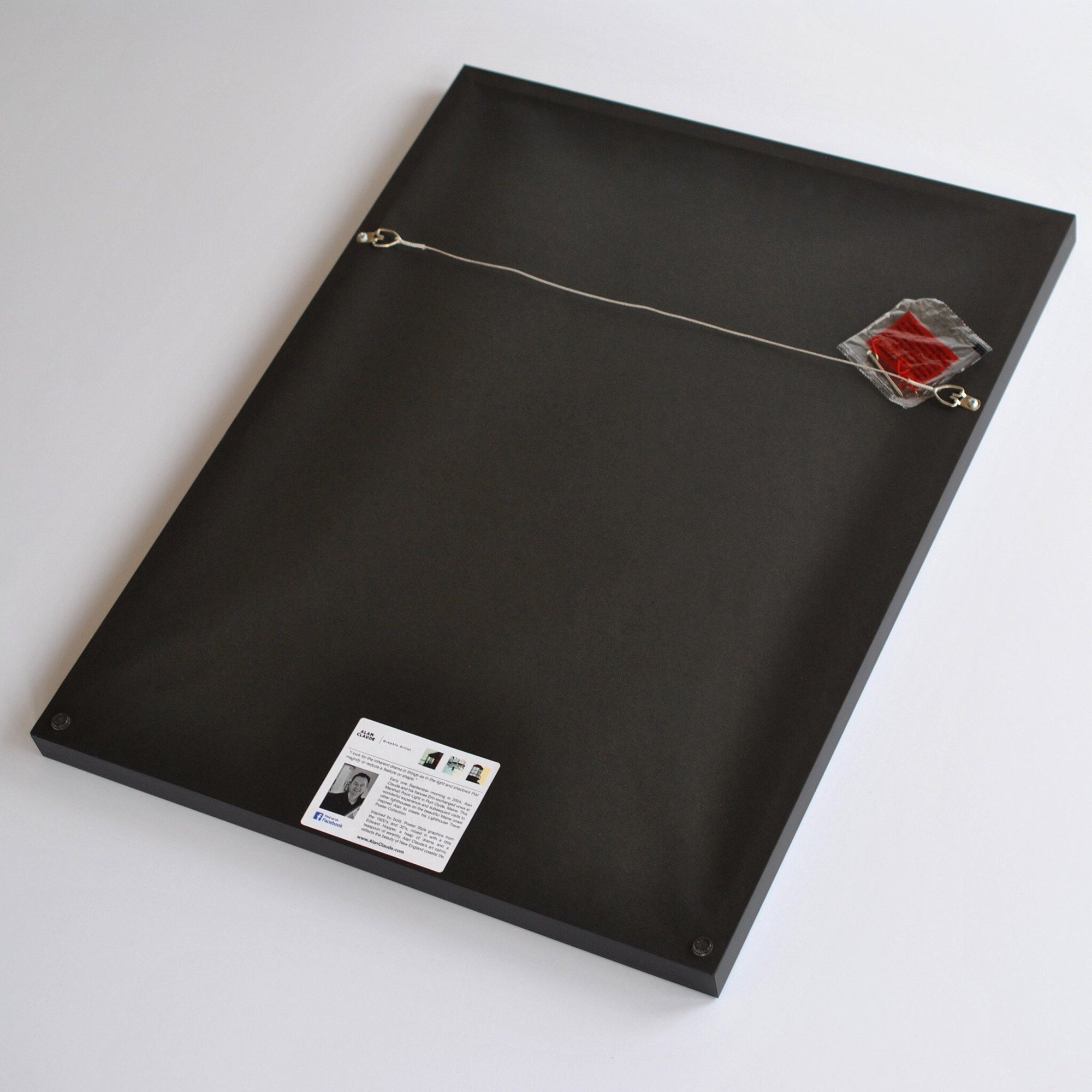 Sailing Ladies Delight Lighthouse Art Print 18" x 24" Framed Wall Poster By Alan Claude - Maine