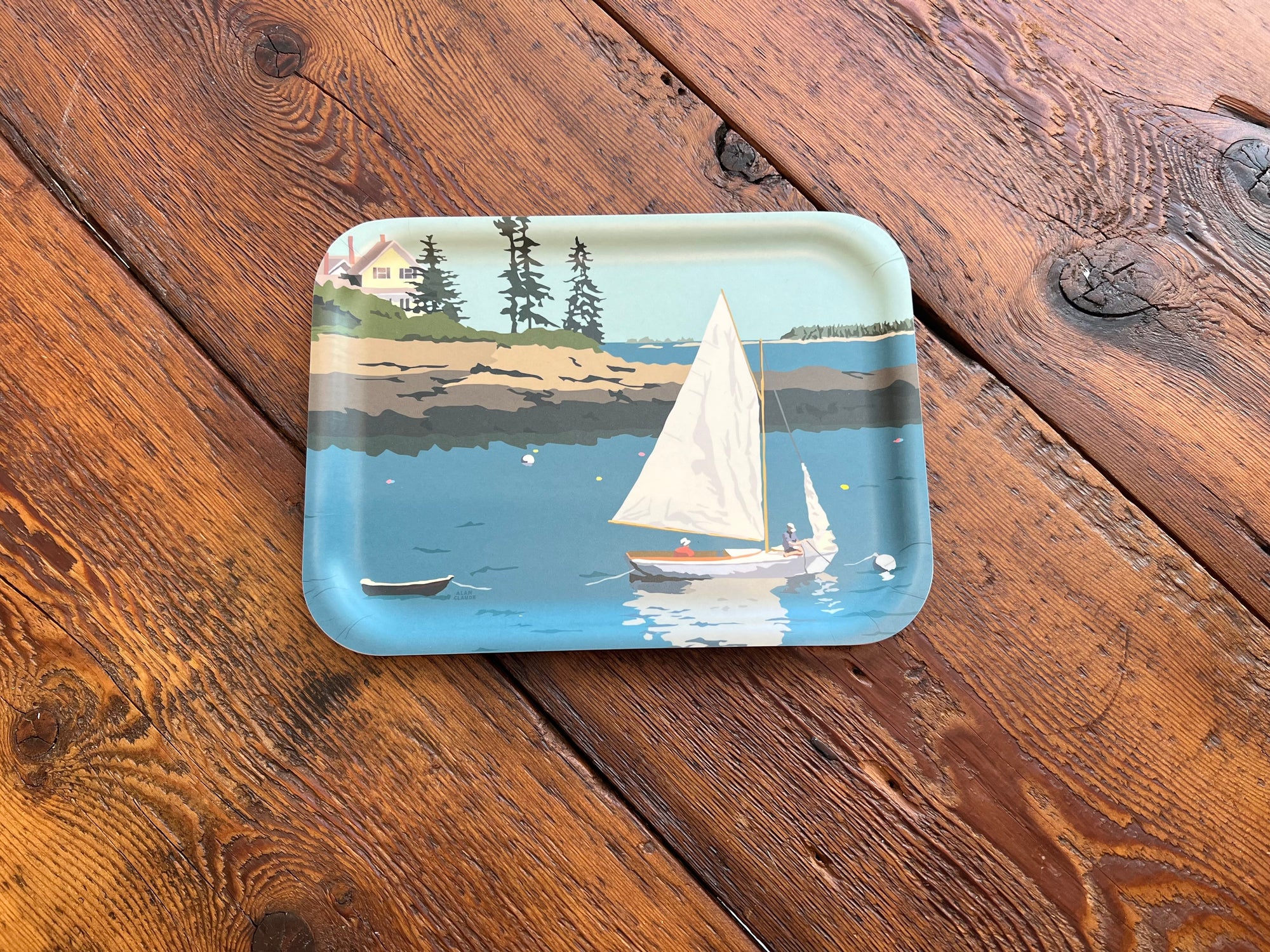 Sailing Long Cove Tray