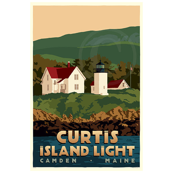 Curtis Island Light - Alan Claude Gallery