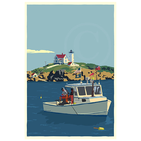 Lobstering at The Nubble