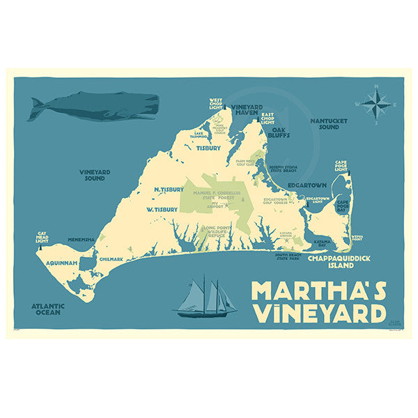 Martha's Vineyard Map