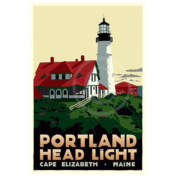 Portland Head Light Art Print