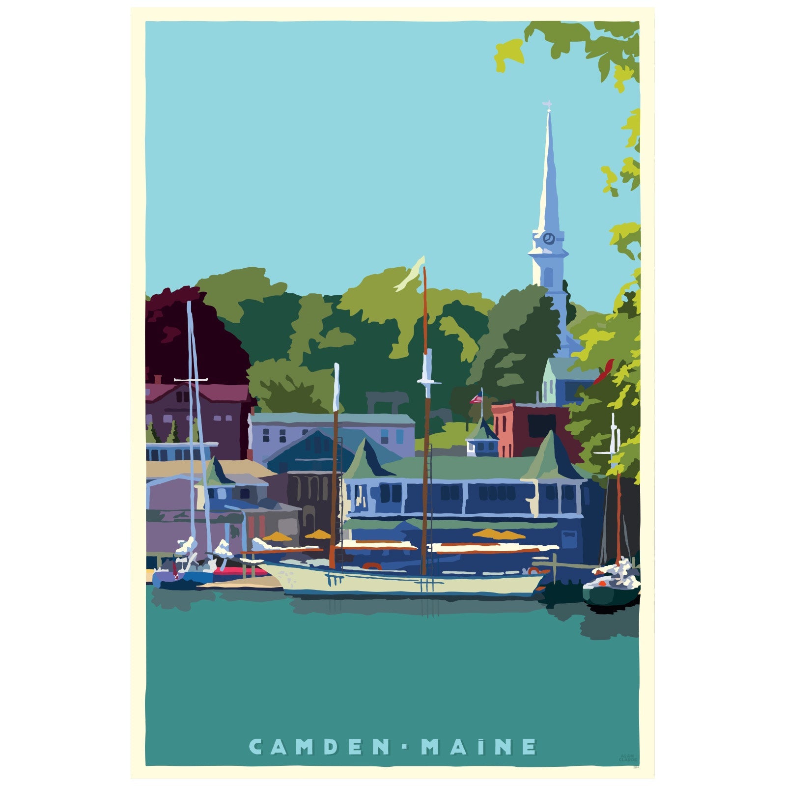 Prettiest Little Village - Travel Poster