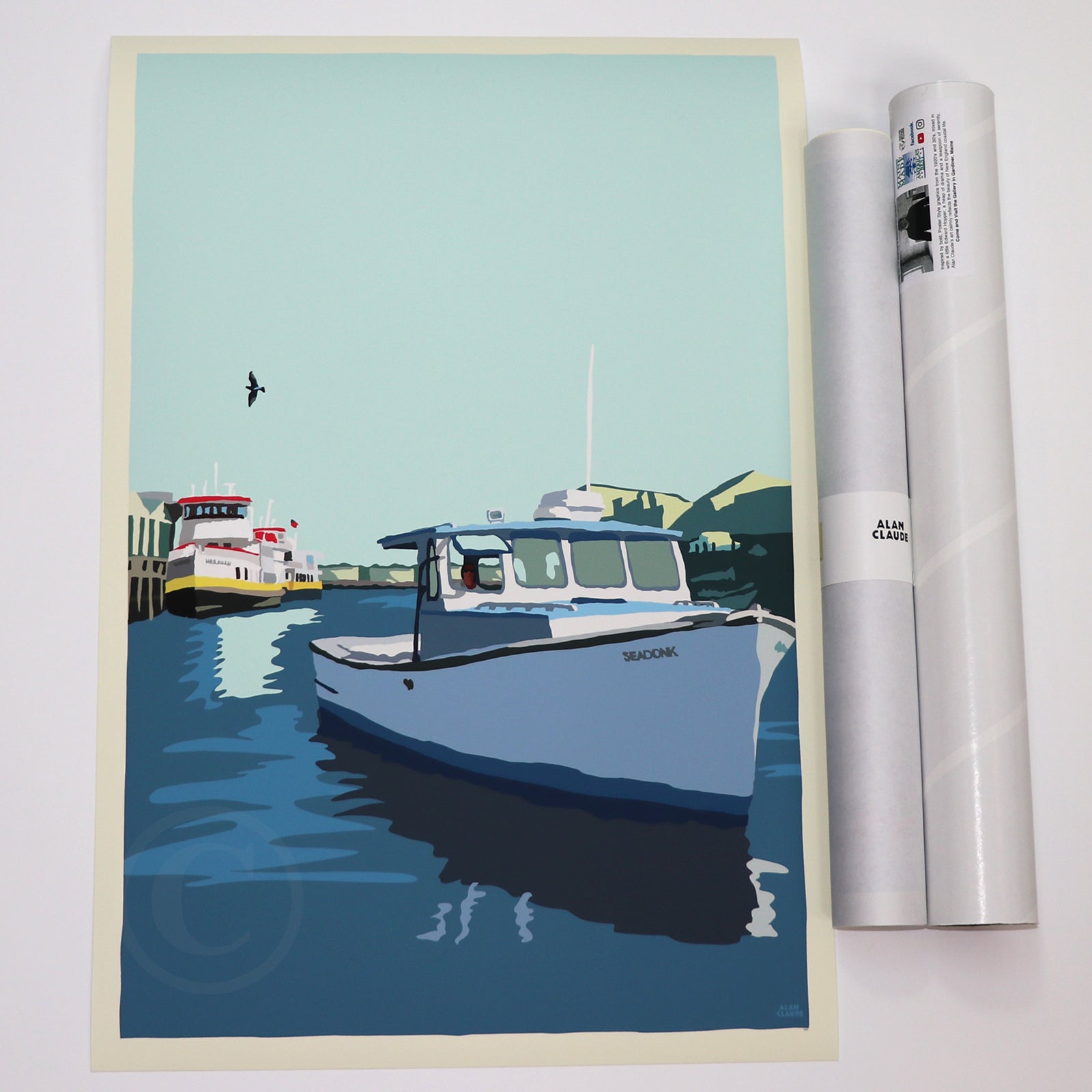 Coming Home Art Print 18" x 24" Wall Poster By Alan Claude - Portland, Maine