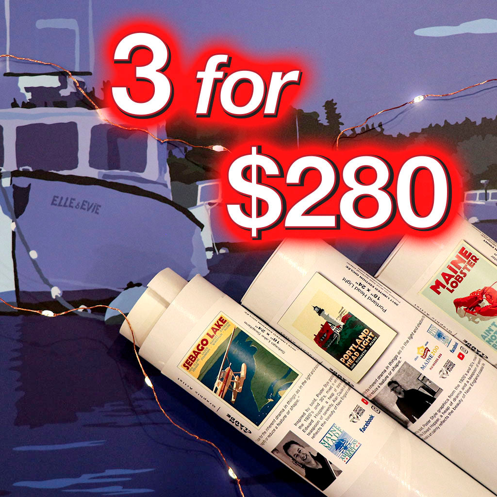 3 18x24's Prints for $280