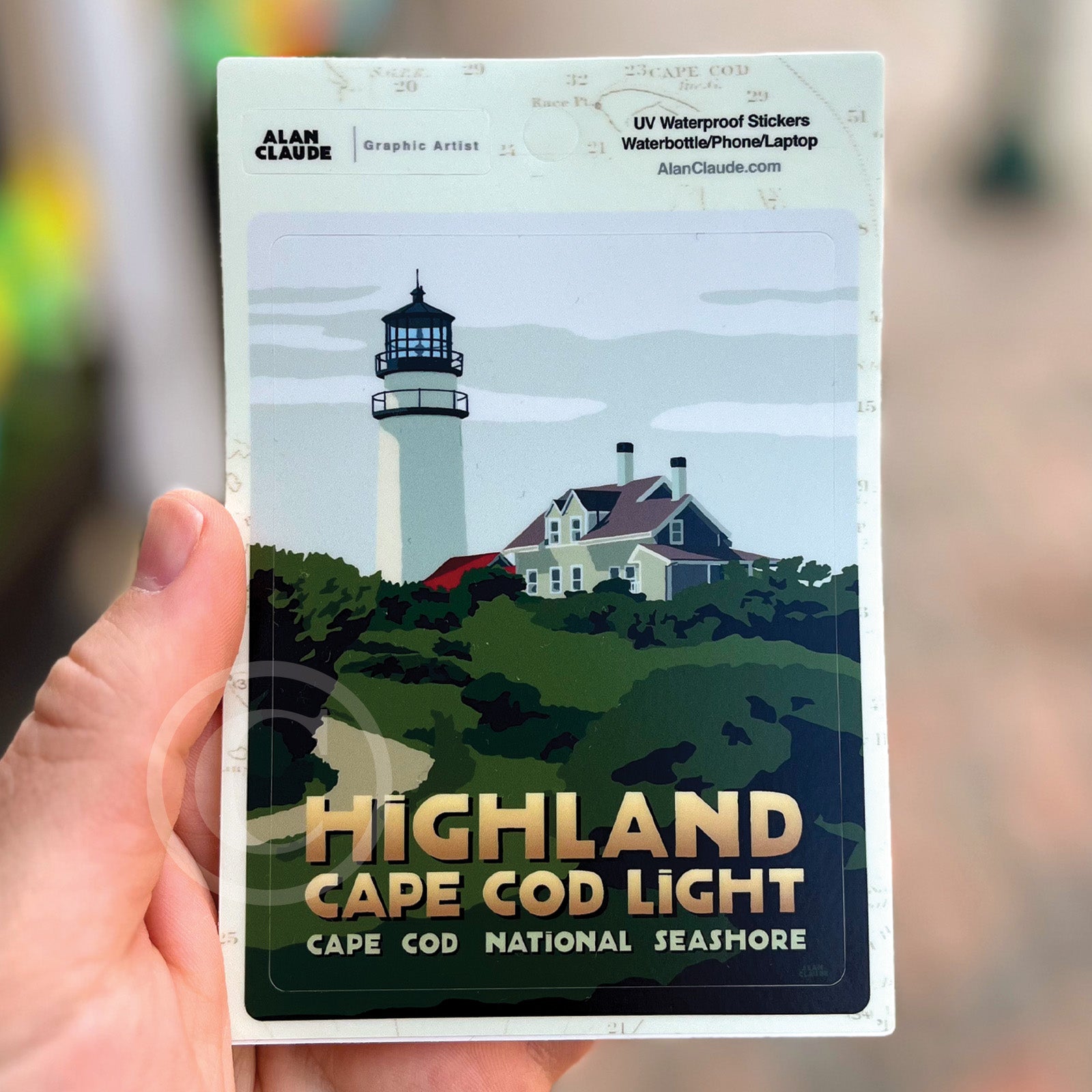 Cape Cod Highland Light Sticker