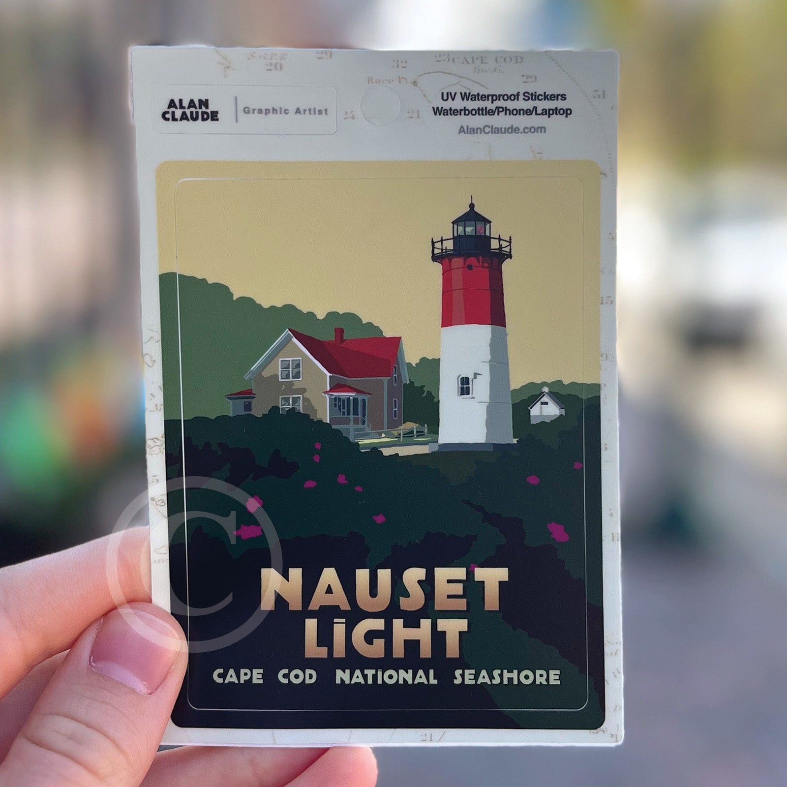 Cape Cod Nauset Light Sticker