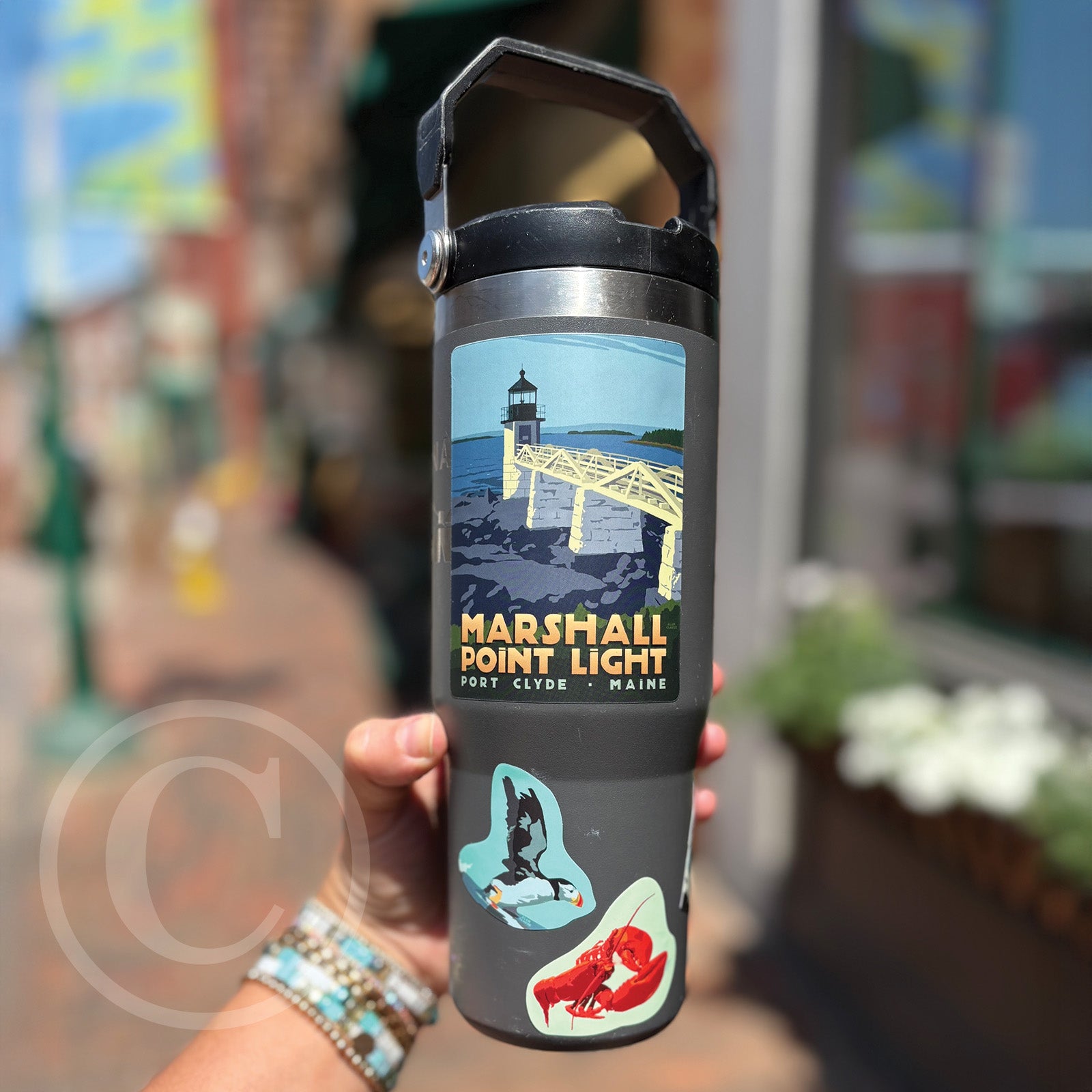 Marshall Point Light Sticker