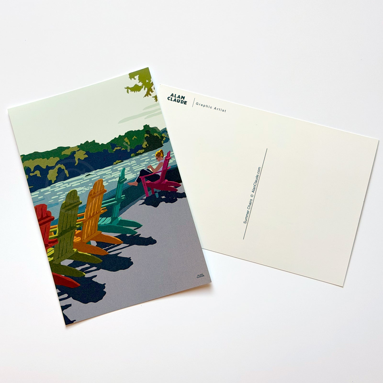 Summer Chairs Postcard 4" x 6"