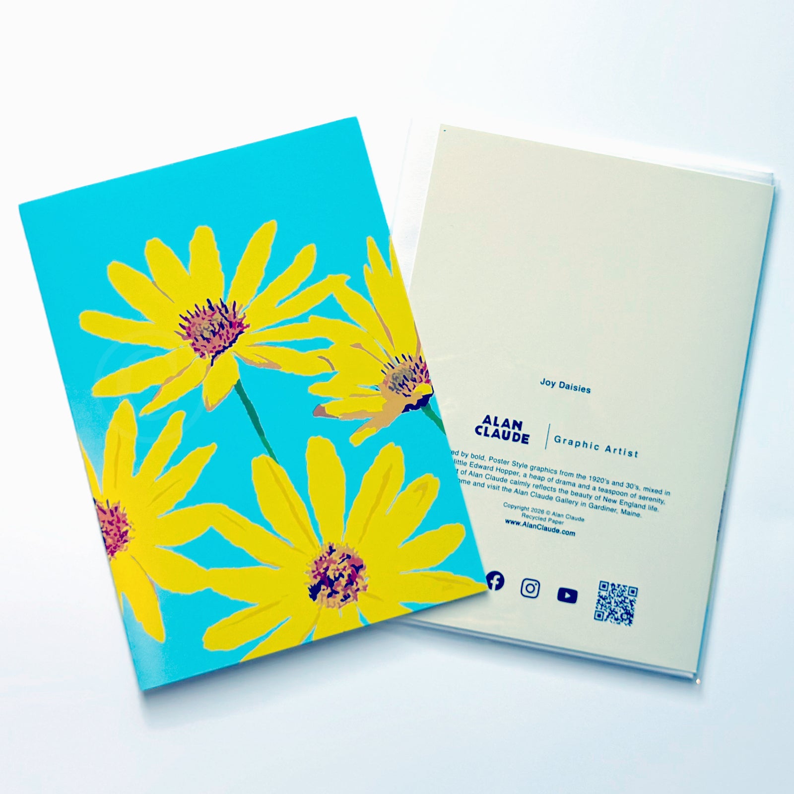 Joy Daisies Notecard 5" x 7"