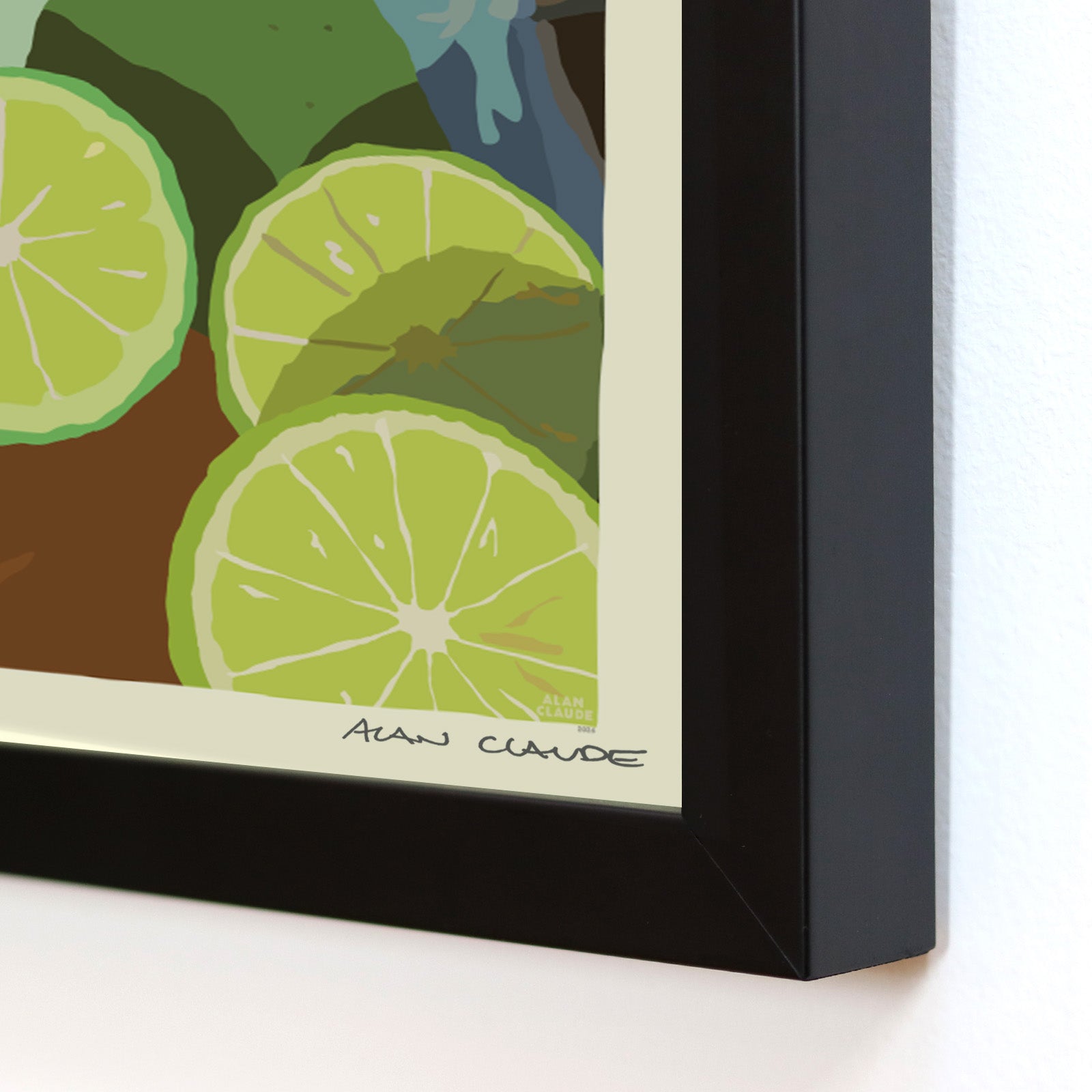Margarita Time! 8" x 10" Framed Wall Poster By Alan Claude - Maine