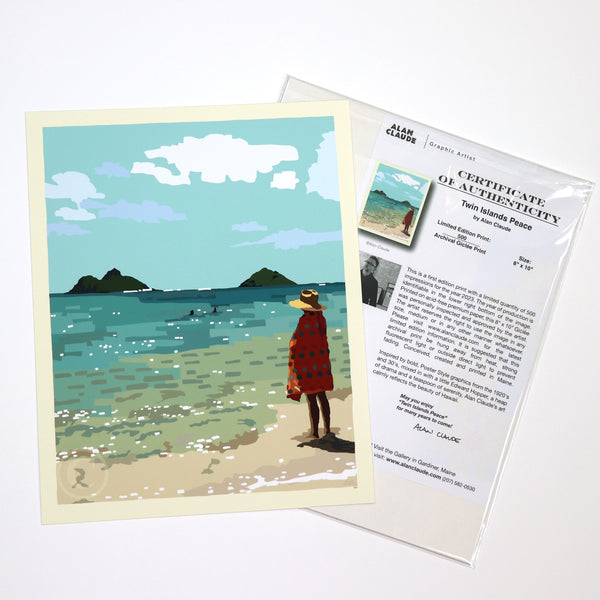 Twin Island Peace Art Print 8