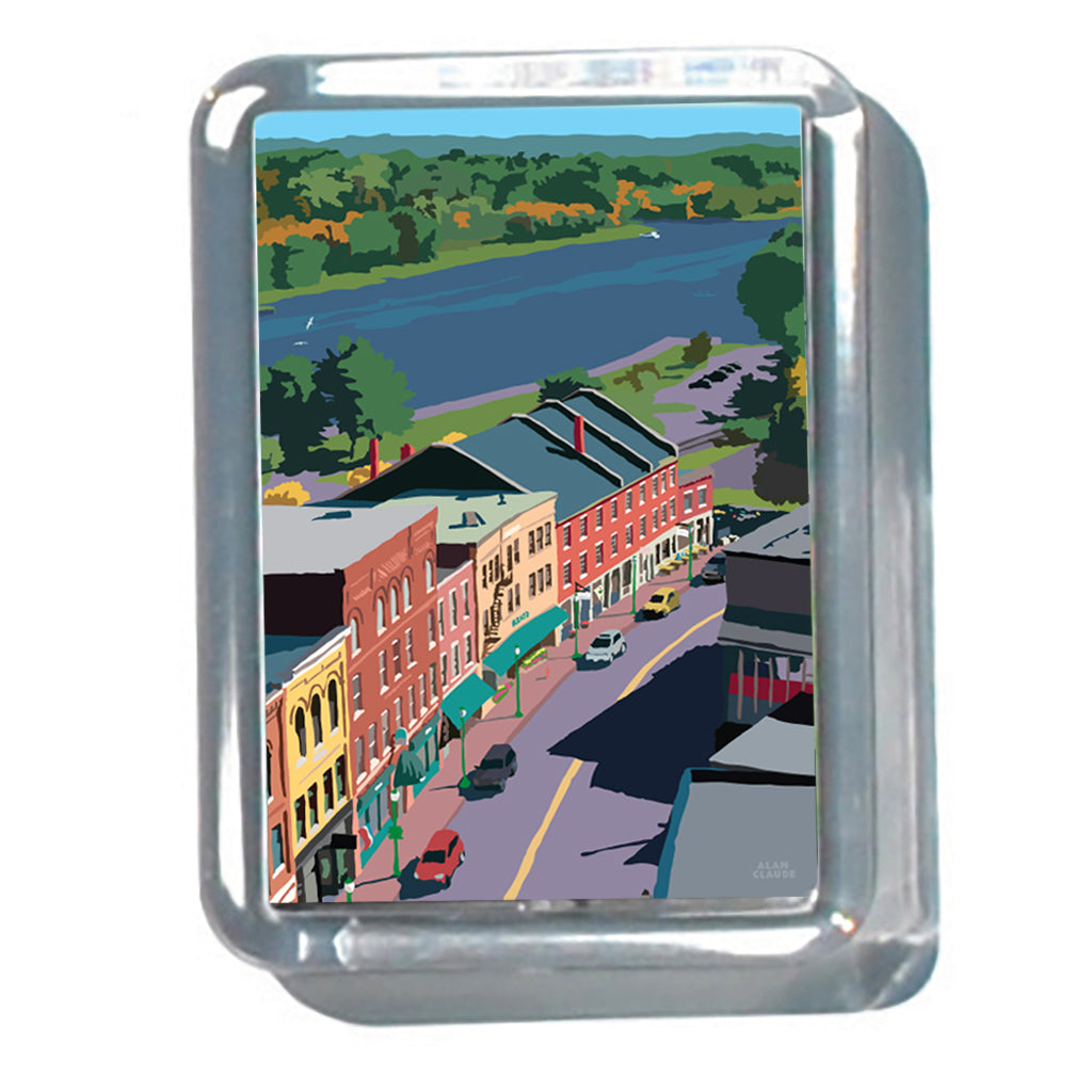 Above Gardiner 2" x 2 3/4" Acrylic Magnet - Maine