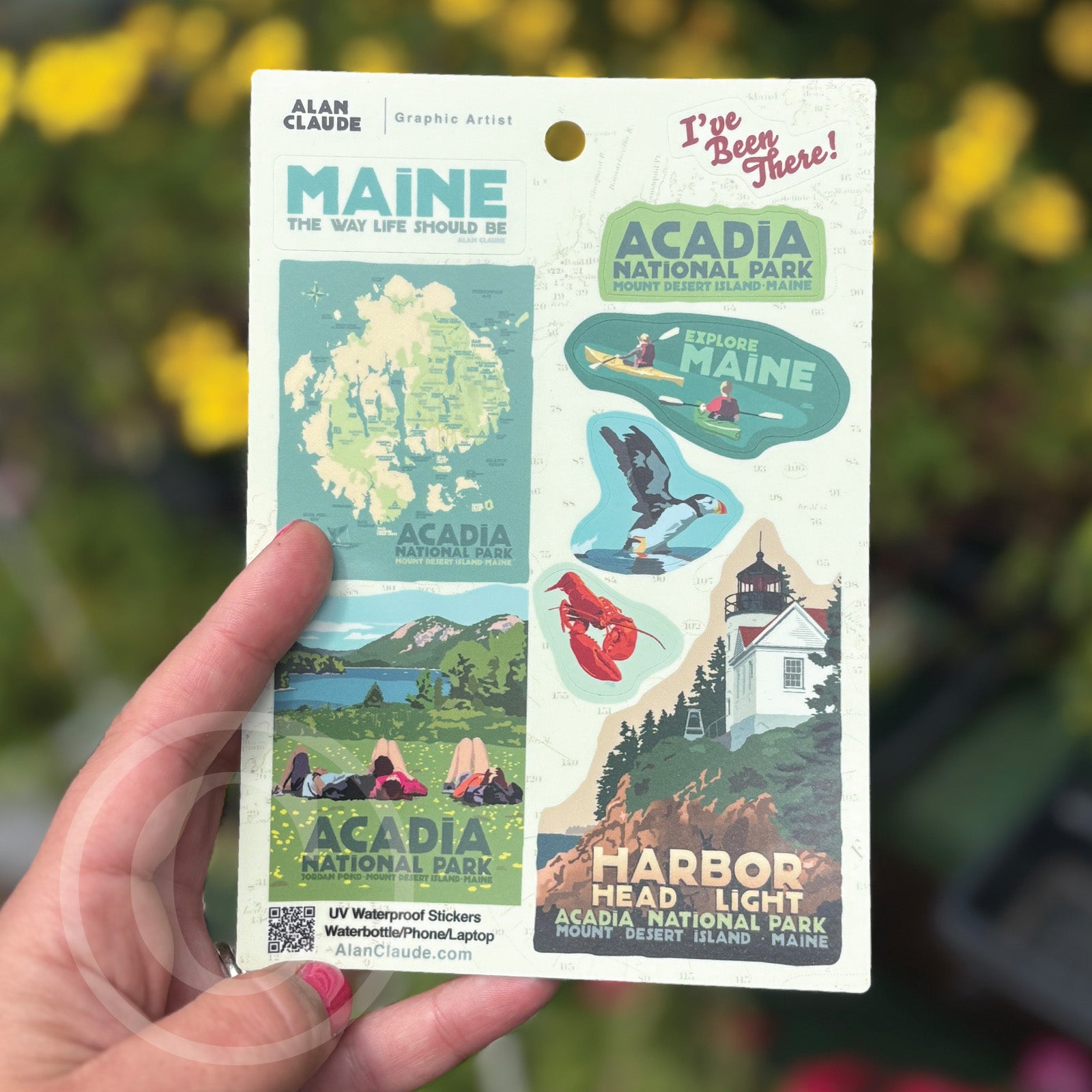 Acadia National Park Stickers - Multi
