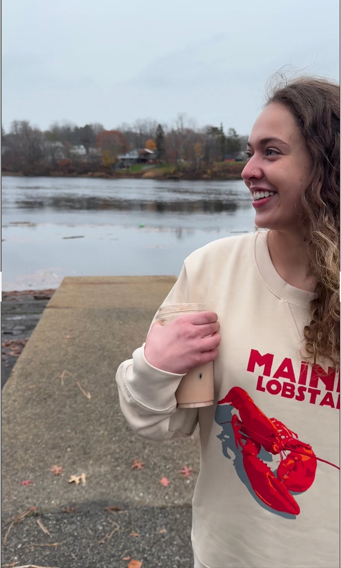 Maine Lobstah Sweatshirt
