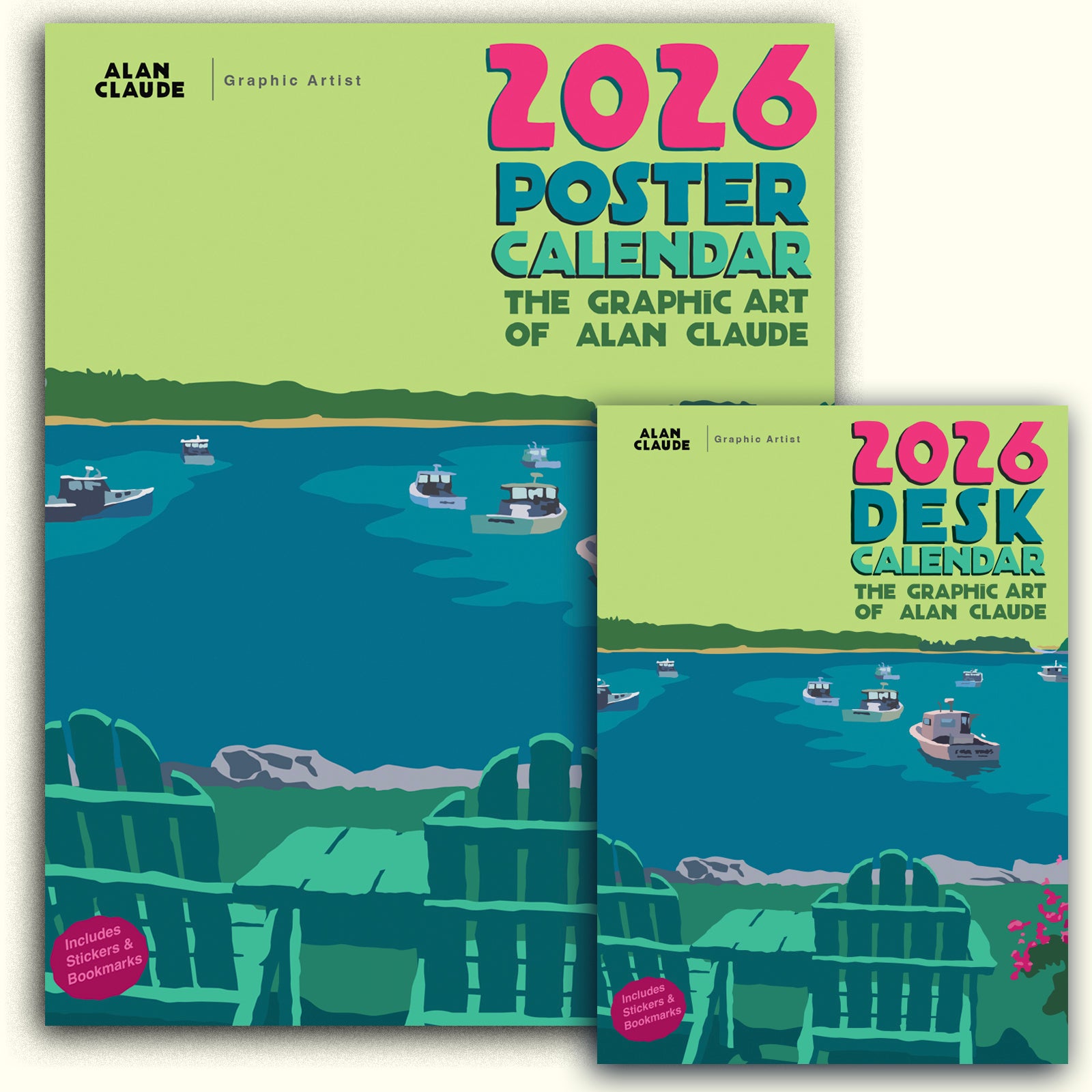 2026 Poster & Desk Art Calendar Bundle $53.00