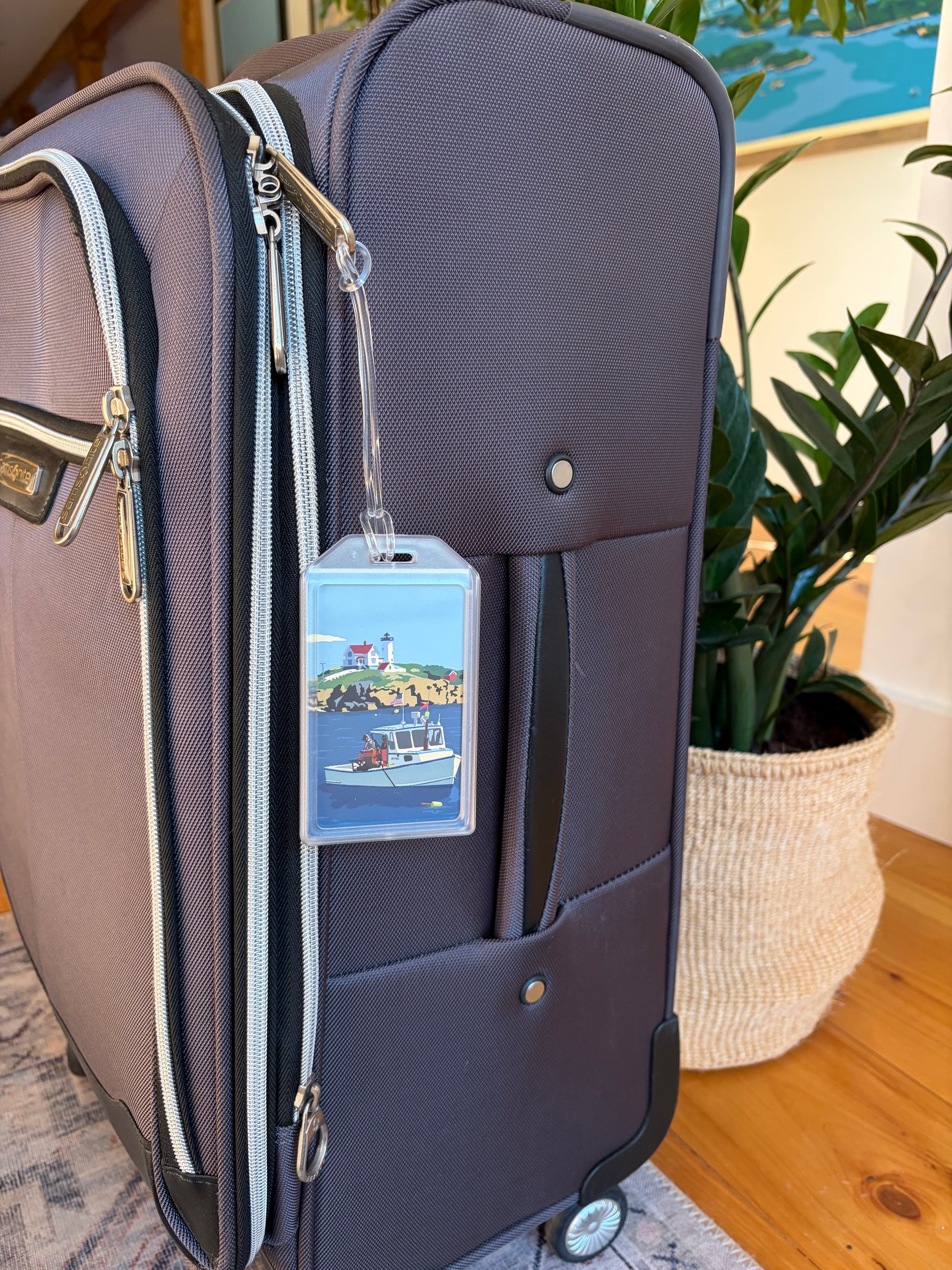 Lobstering at the Nubble Luggage Tag