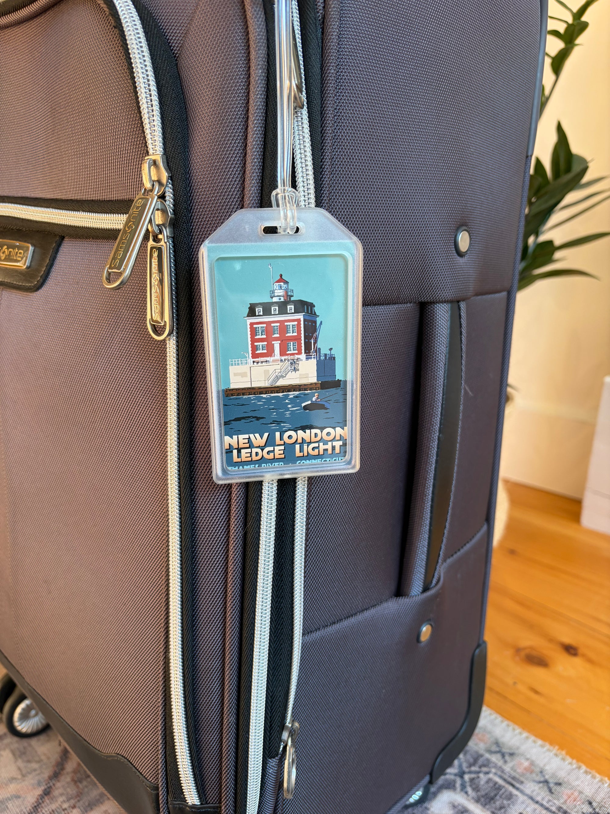 New London Ledge Light Luggage Tag