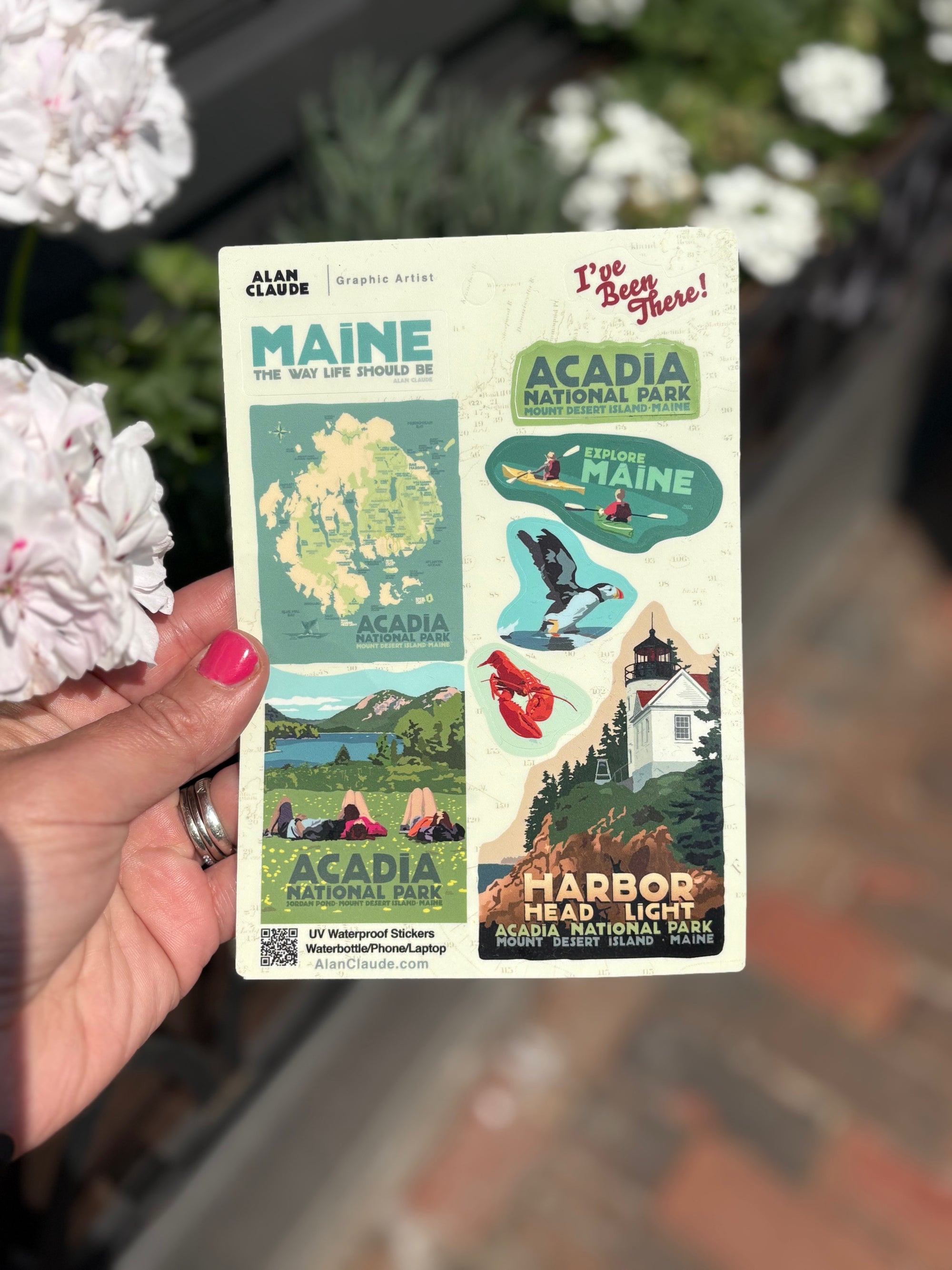 Acadia National Park Stickers - Multi