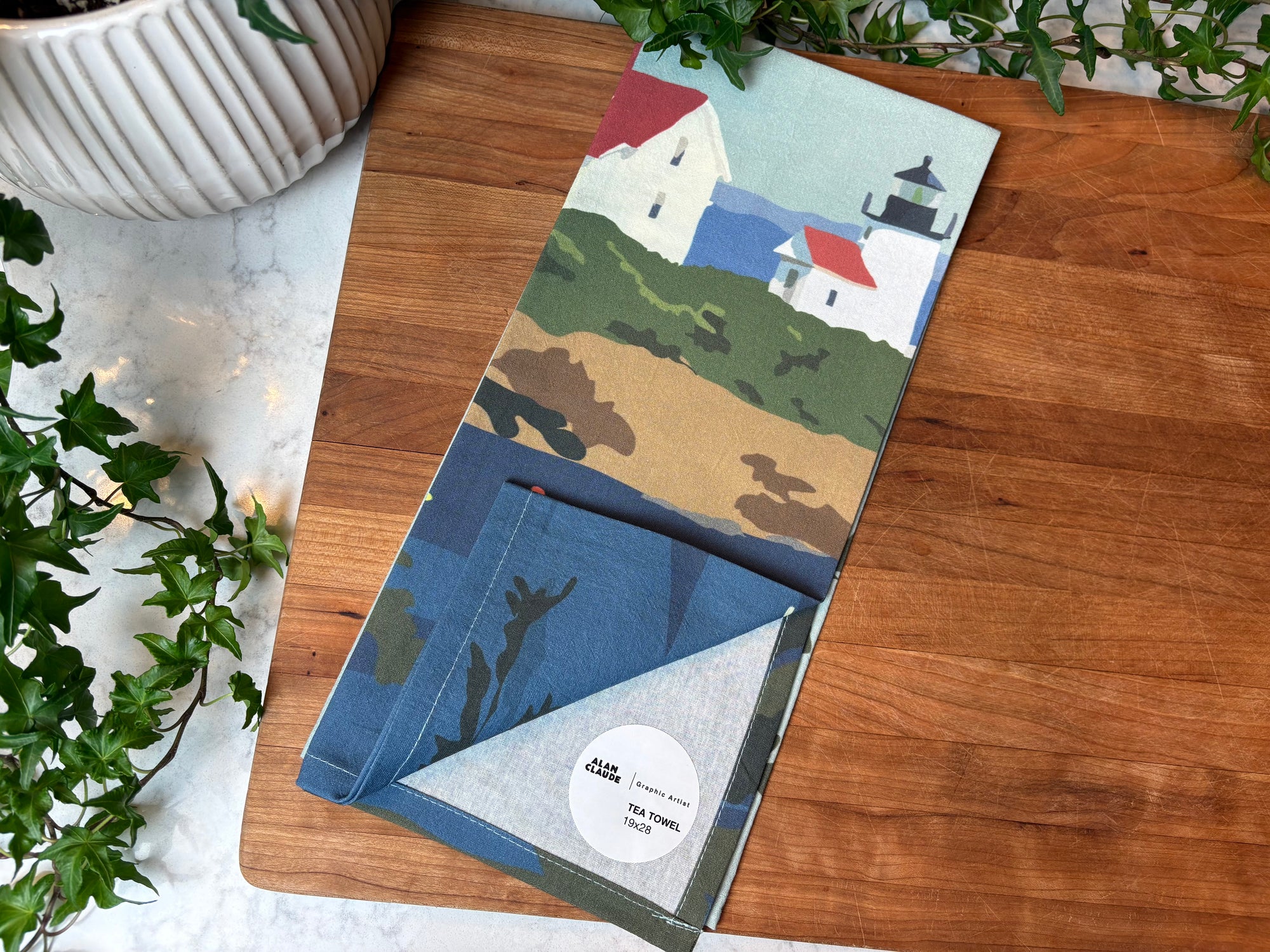 Camden Lighthouse Tea Towel