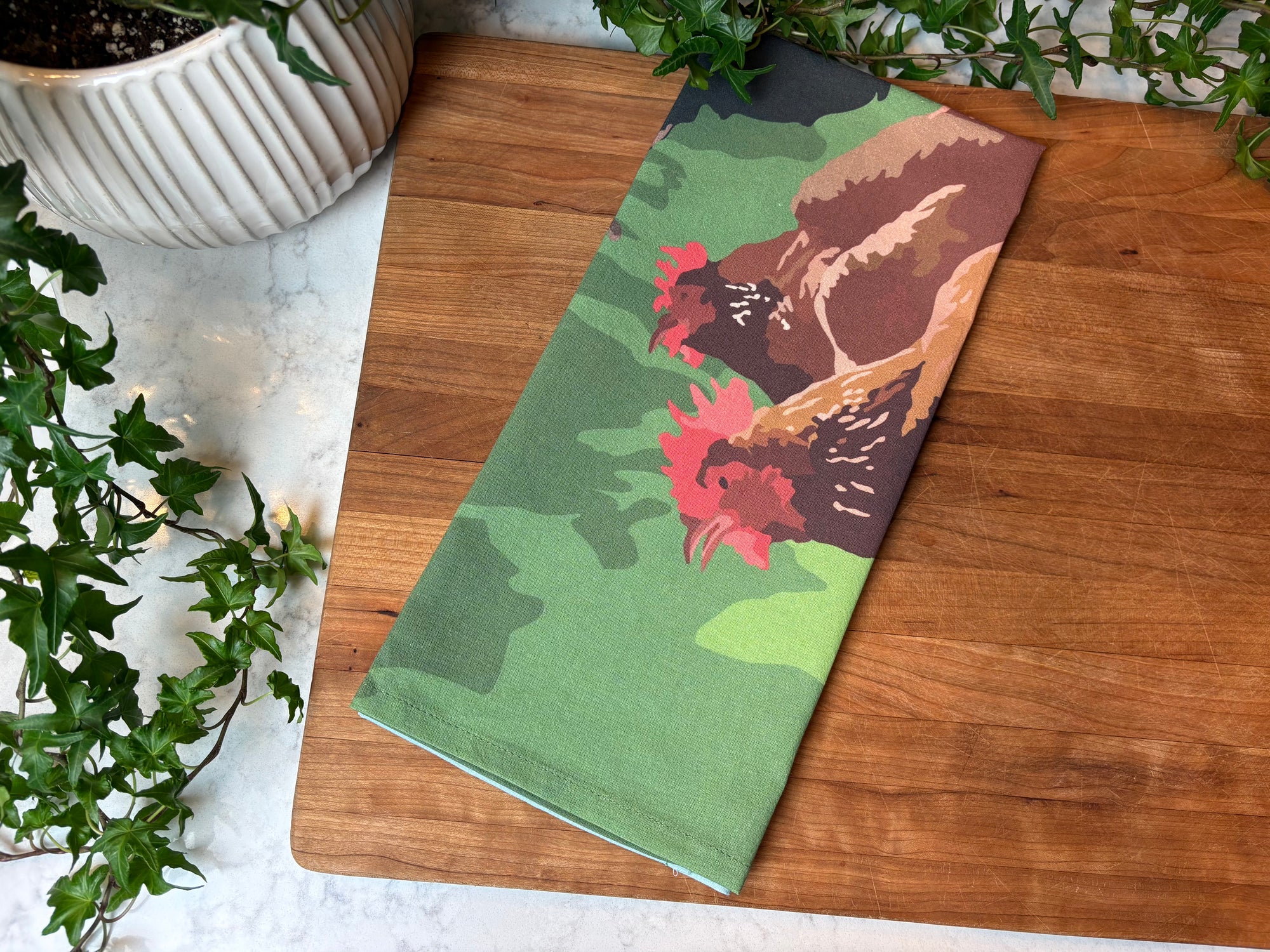 Chicken Tea Towel