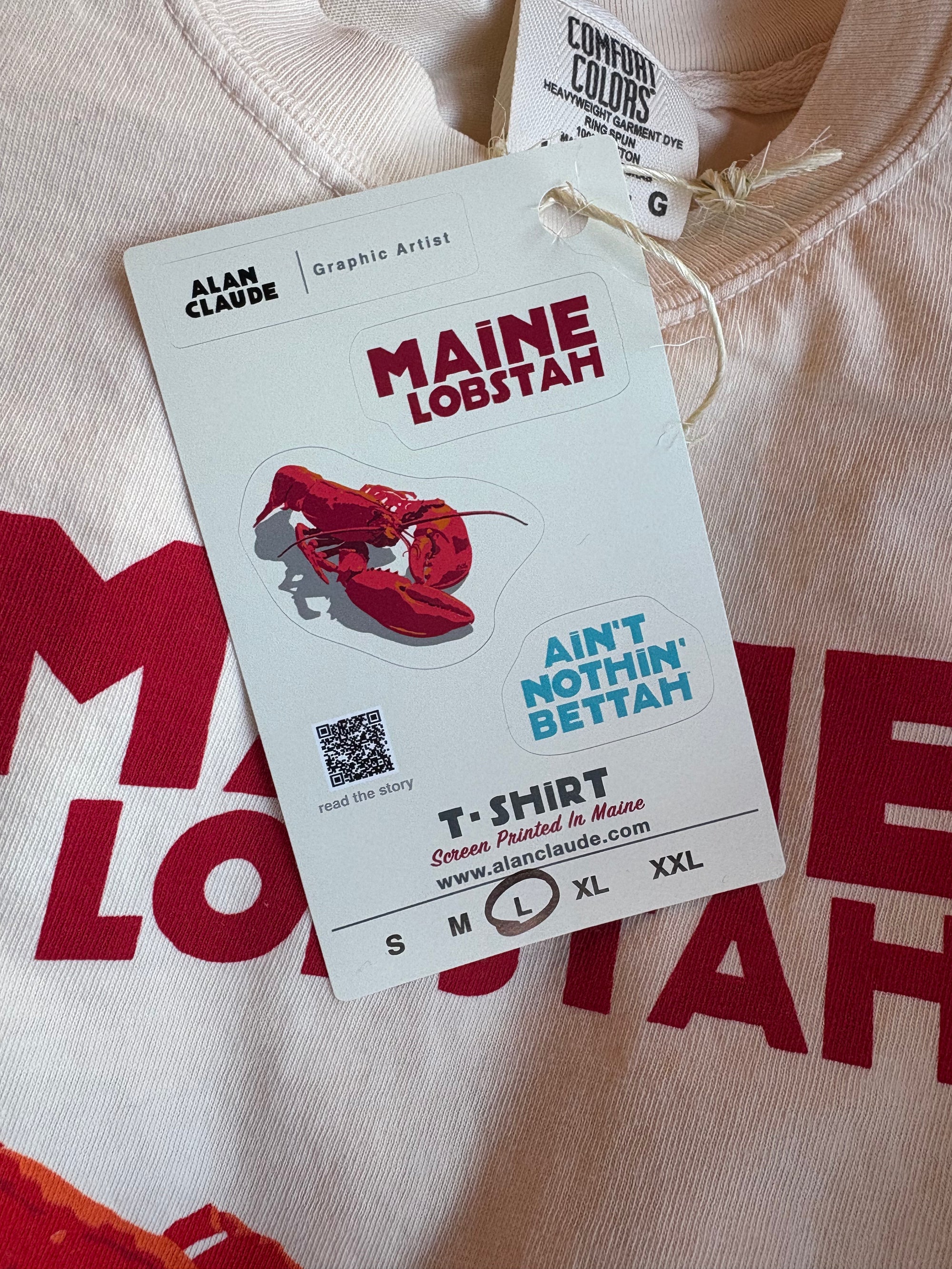 Maine Lobstah T-shirt