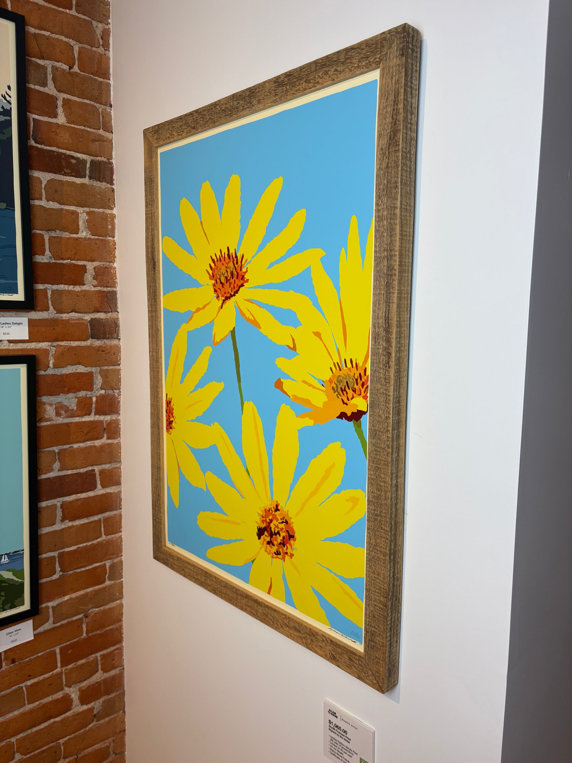 MAINE WOOD FRAME 24" x 36" Framed Joy