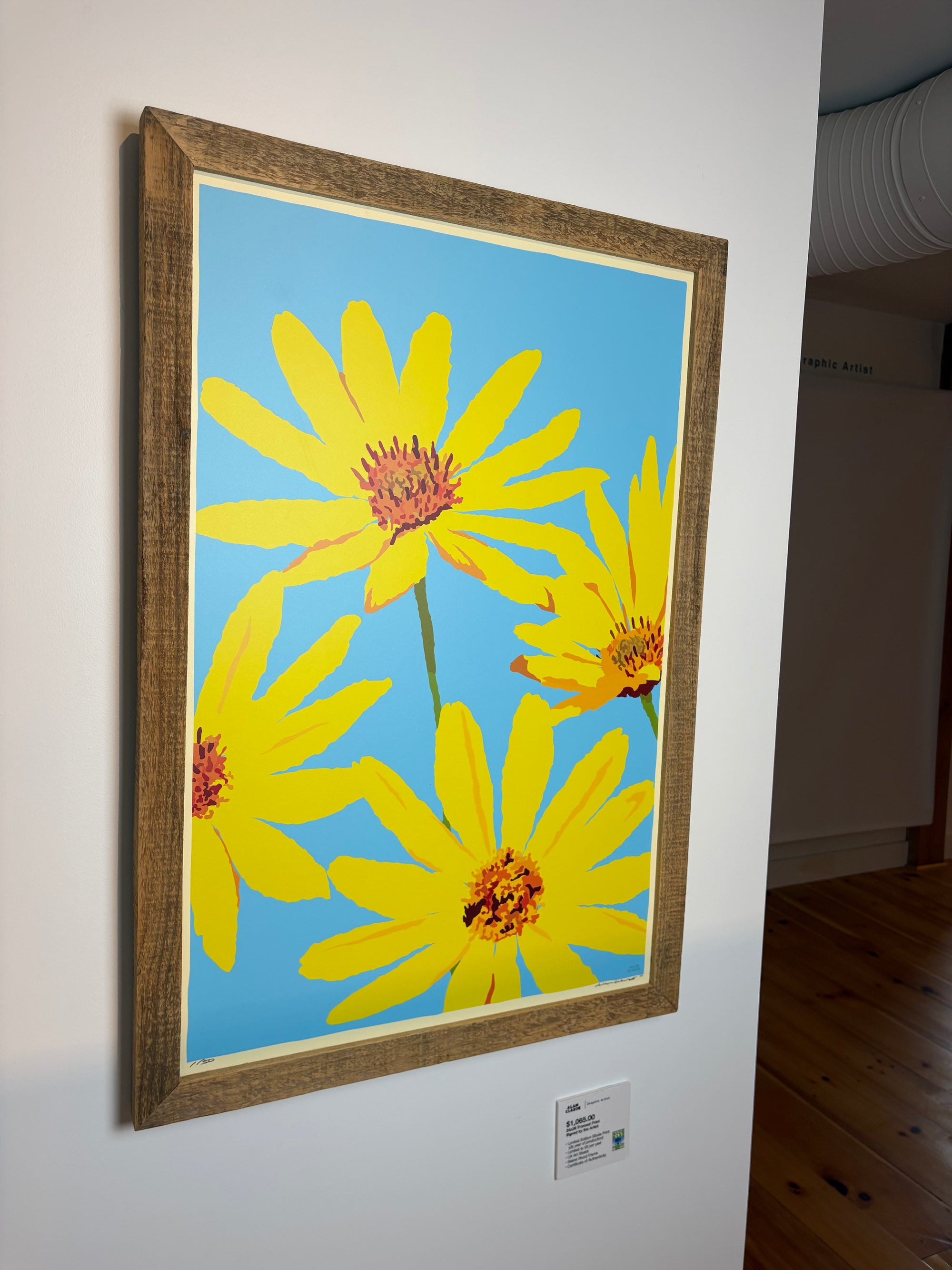 MAINE WOOD FRAME 24" x 36" Framed Joy