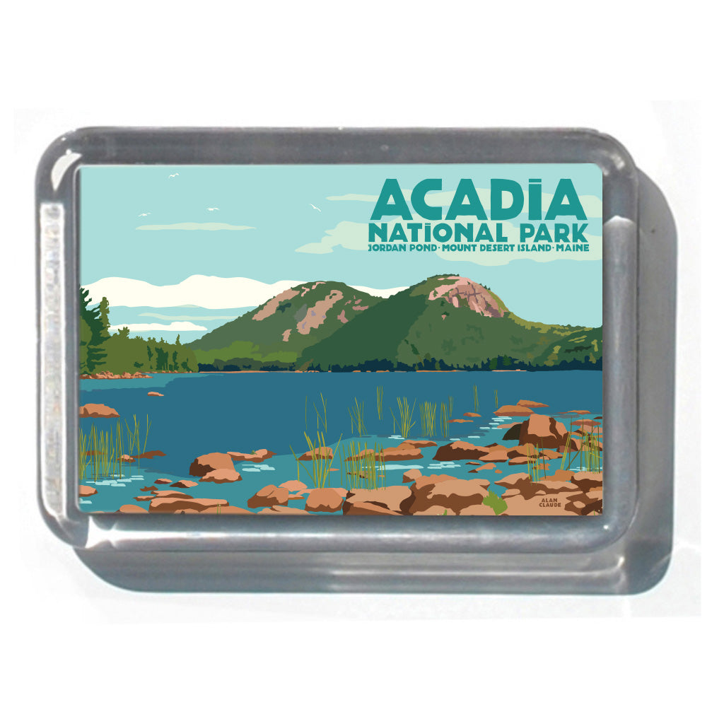 Jordan Pond 2" x 2 3/4" Acrylic Magnet