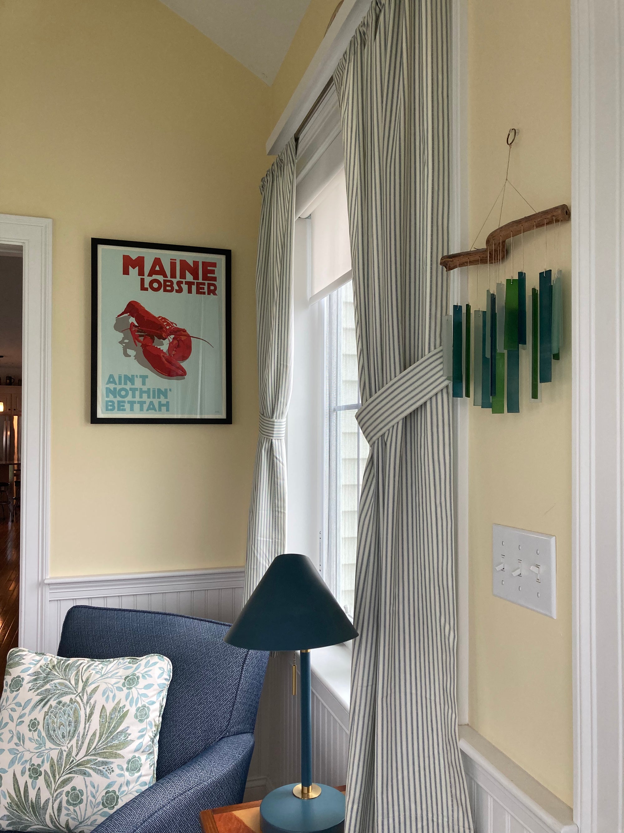 Maine Lobster Art Print 18" x 24" Travel Poster By Alan Claude - Maine