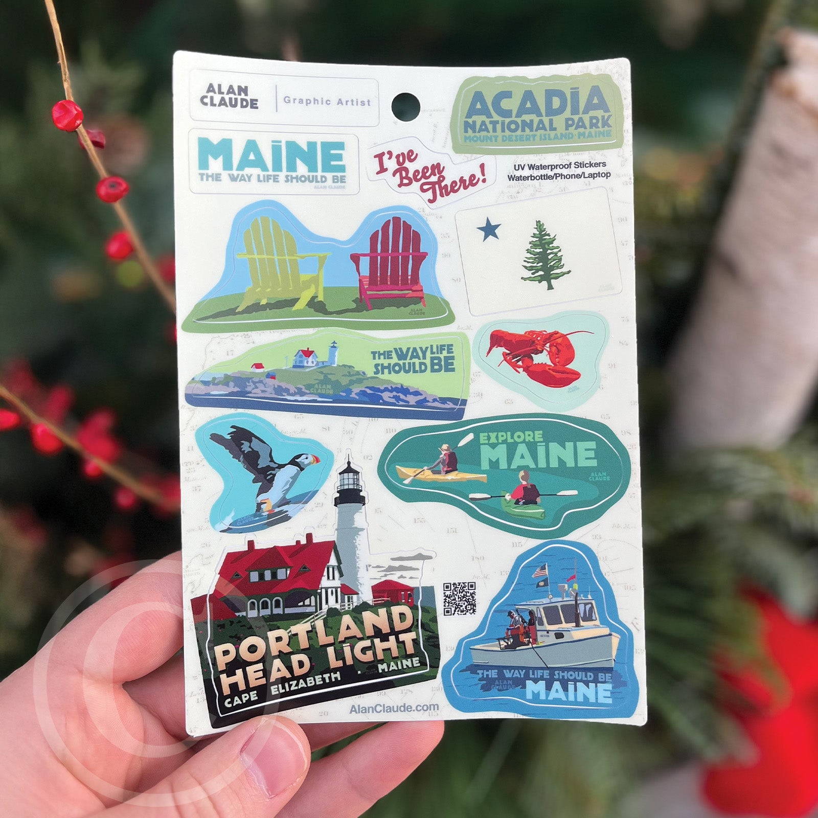 Maine Series Stickers - Large/Multi