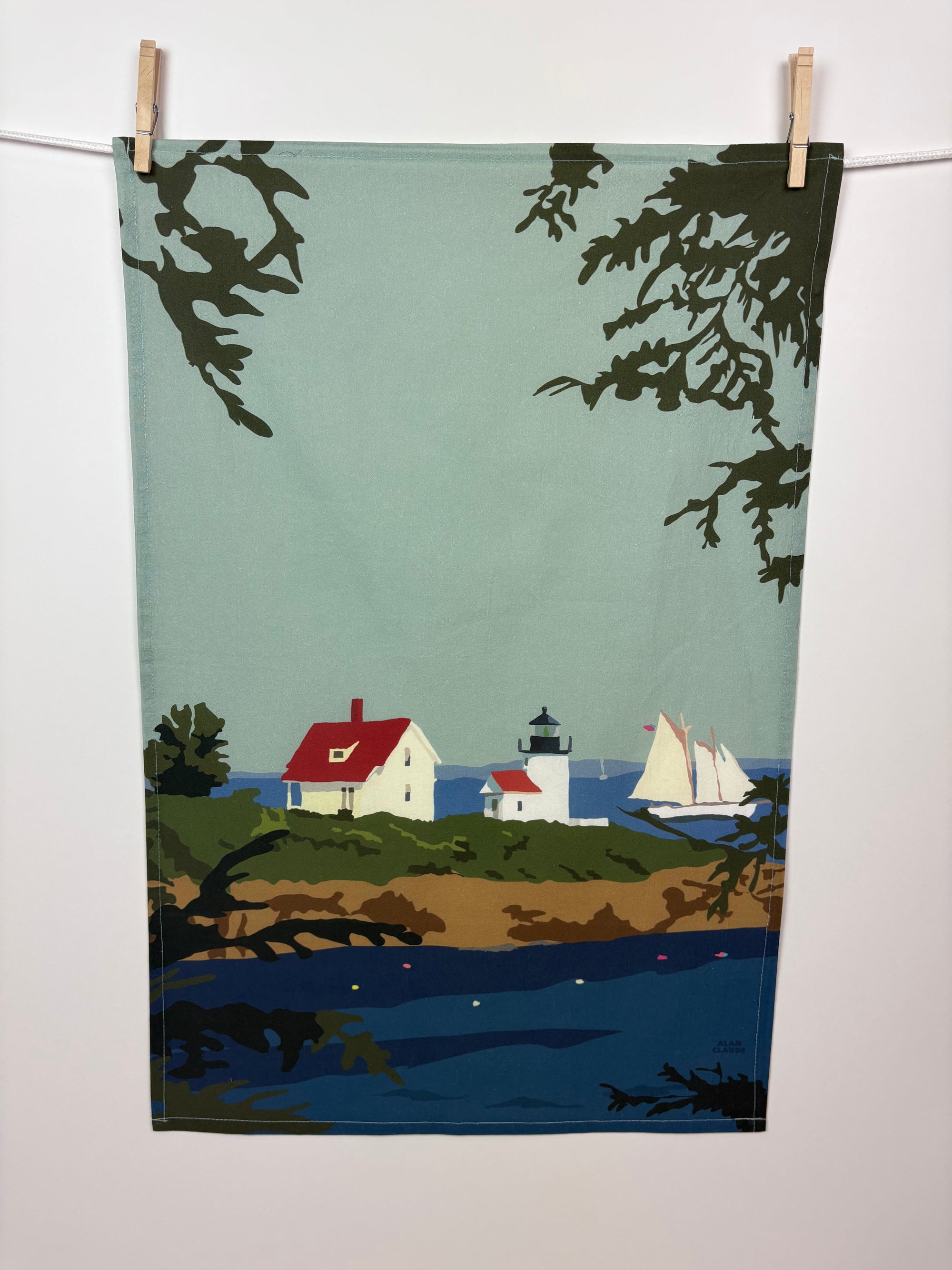 Camden Lighthouse Tea Towel